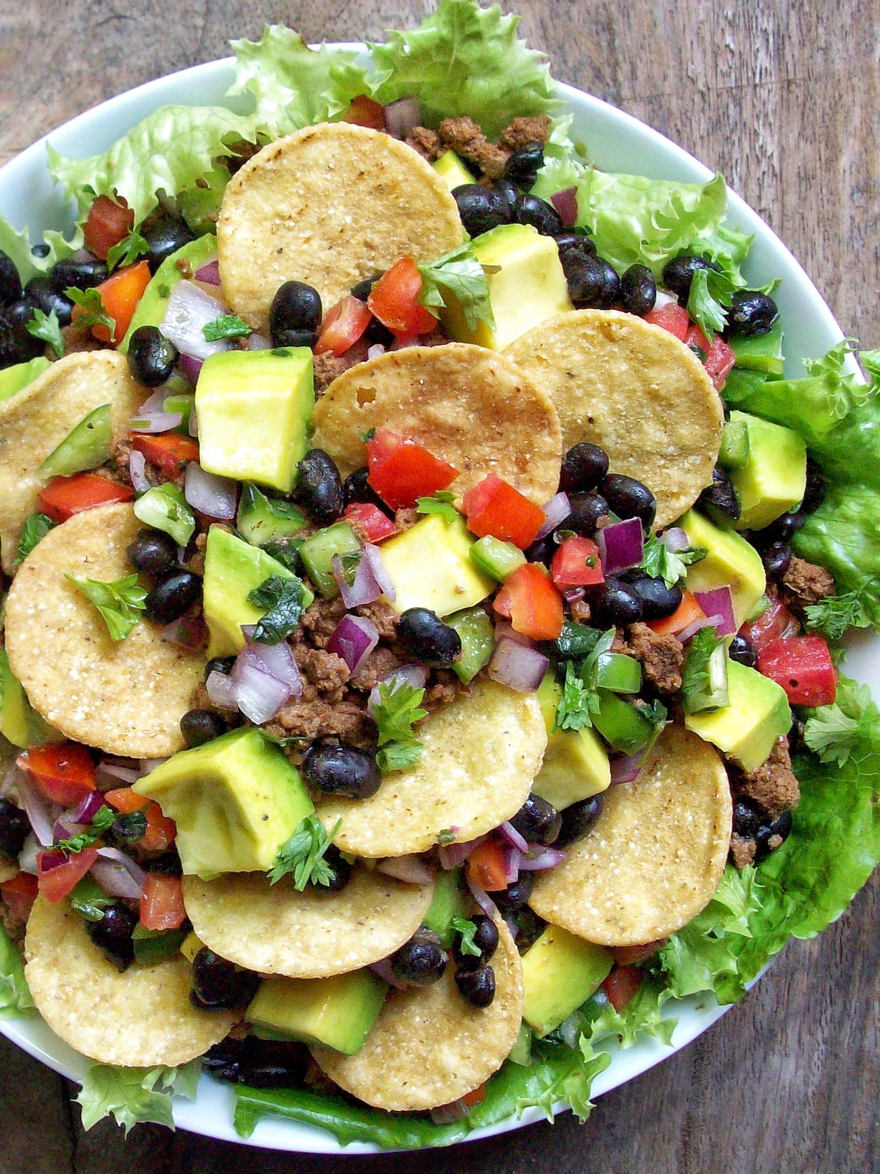 Easy Meatless Taco Salad (Vegan and glutenfree) r/glutenfreerecipes