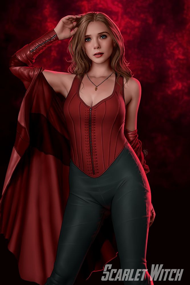 Scarlet Witch ViiPerArt r/MarvelNSFW