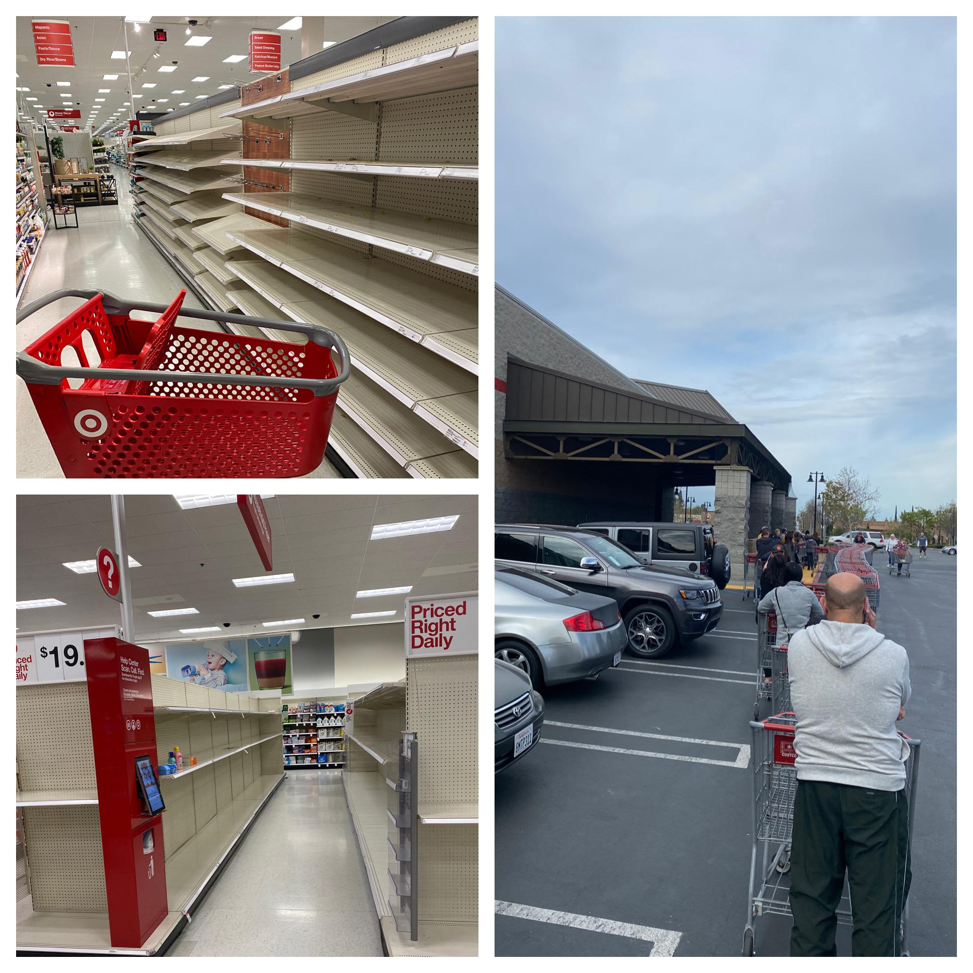 LA County Target and Costco Stores. The quest for TP.... r/LosAngeles