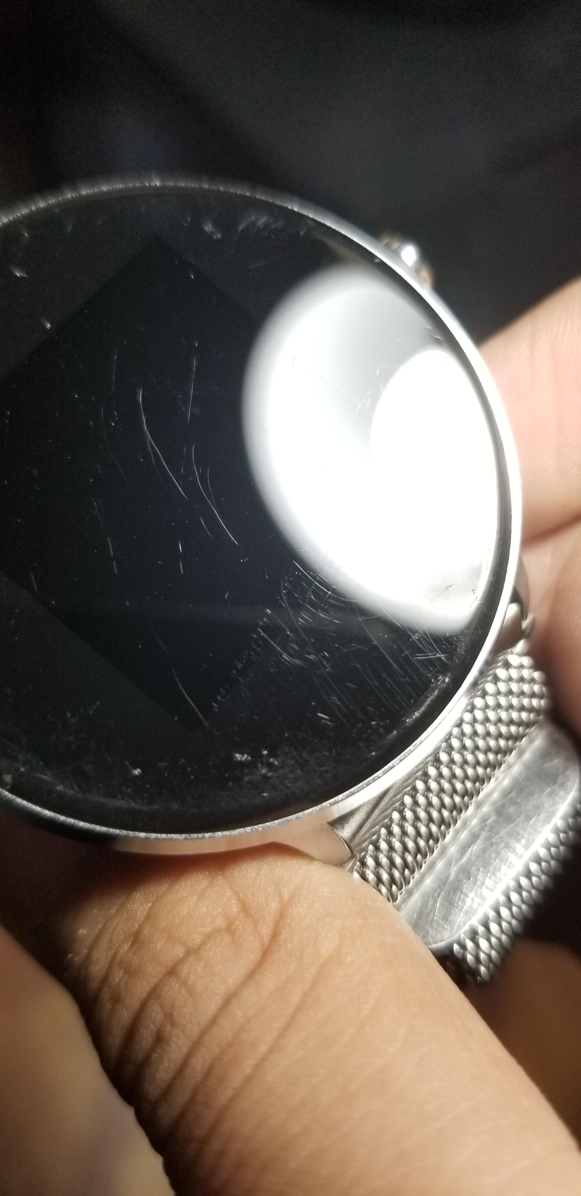 How could I fix this smartwatch screen? It has a lot small scratches. I