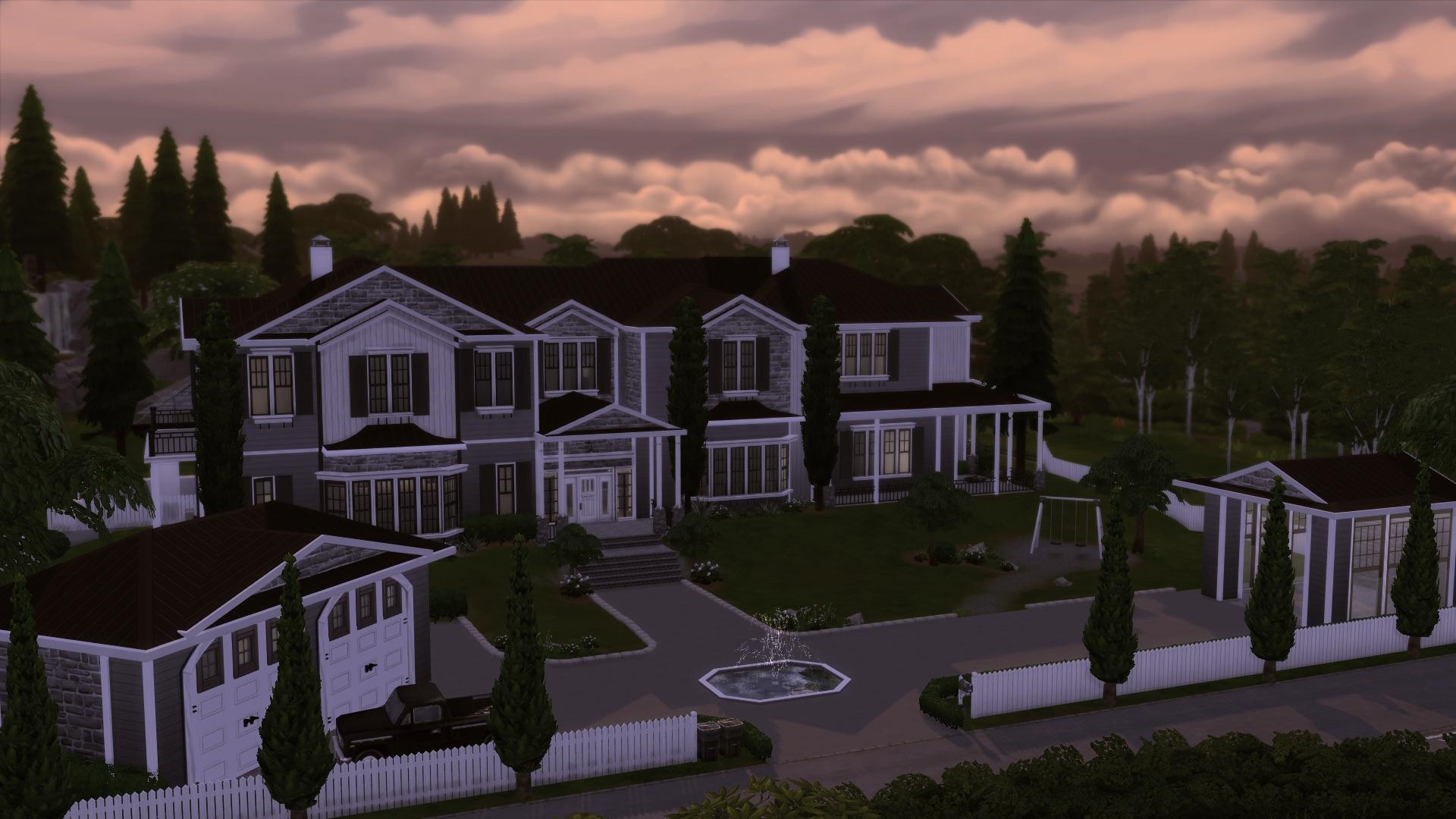 Working on a 64x64 mansion in Windenburg r/Sims4