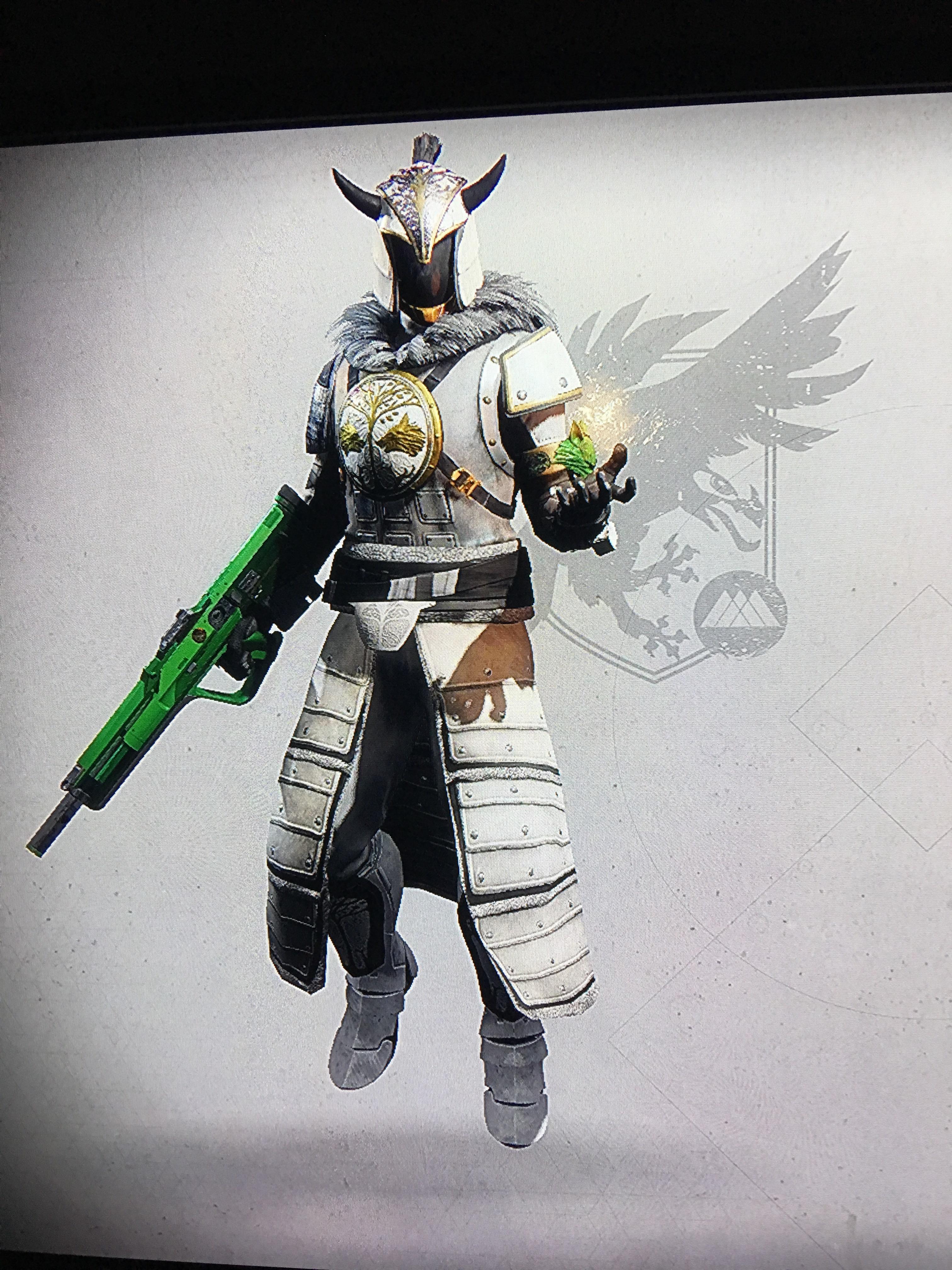 Completed Iron Banner armor set finally. Got the chestpiece in last