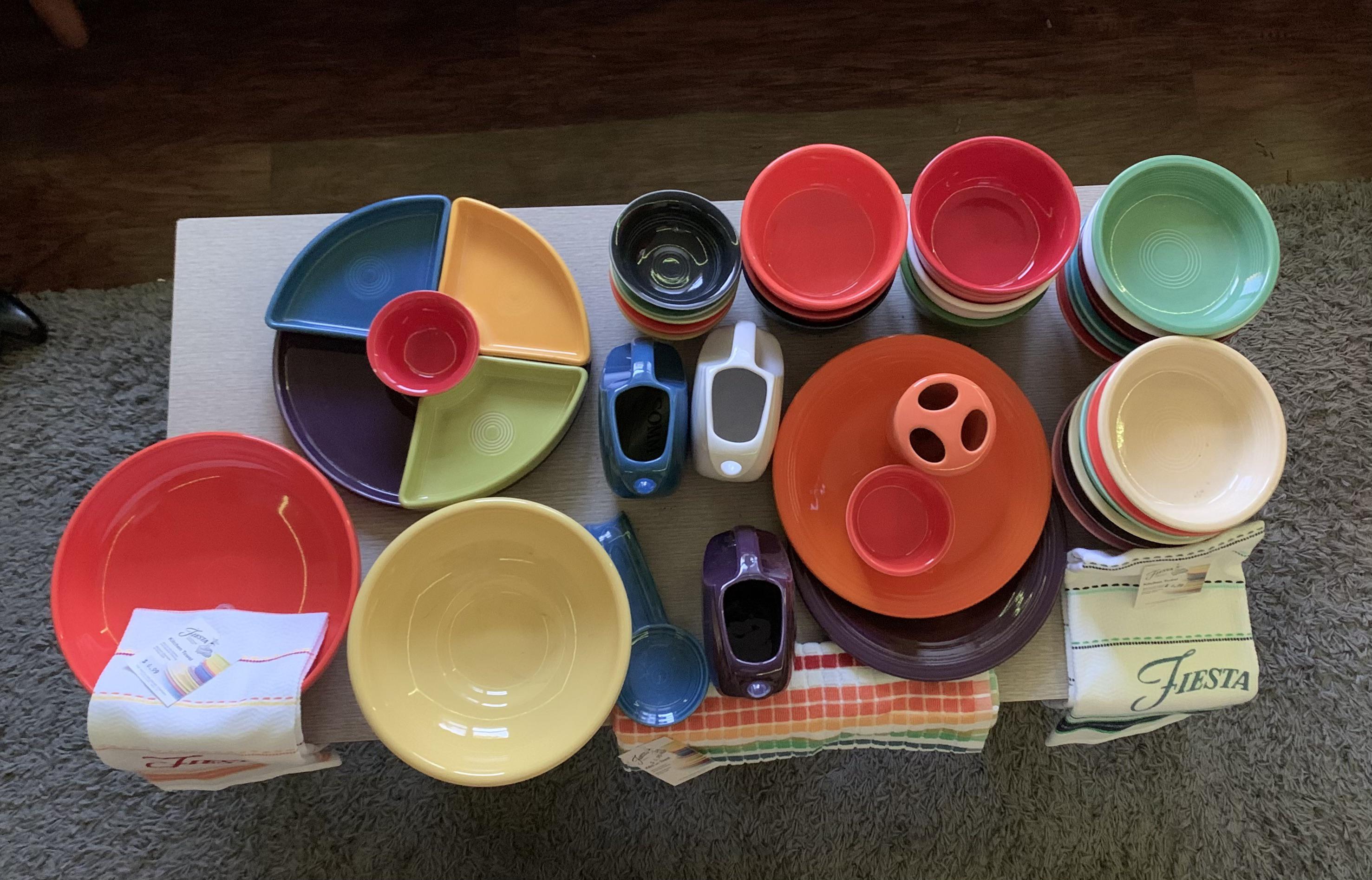 Picked all this up from the factory tent sale back in June! r/Fiestaware