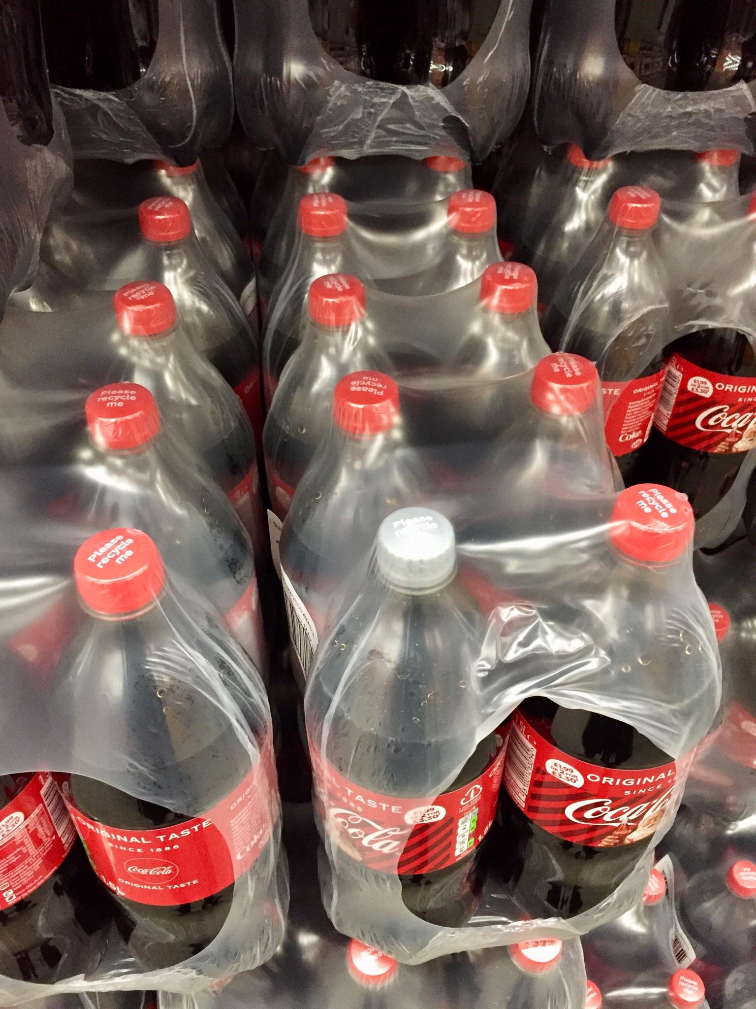 This Coca Cola bottle with a Diet Coke cap mildlyinteresting