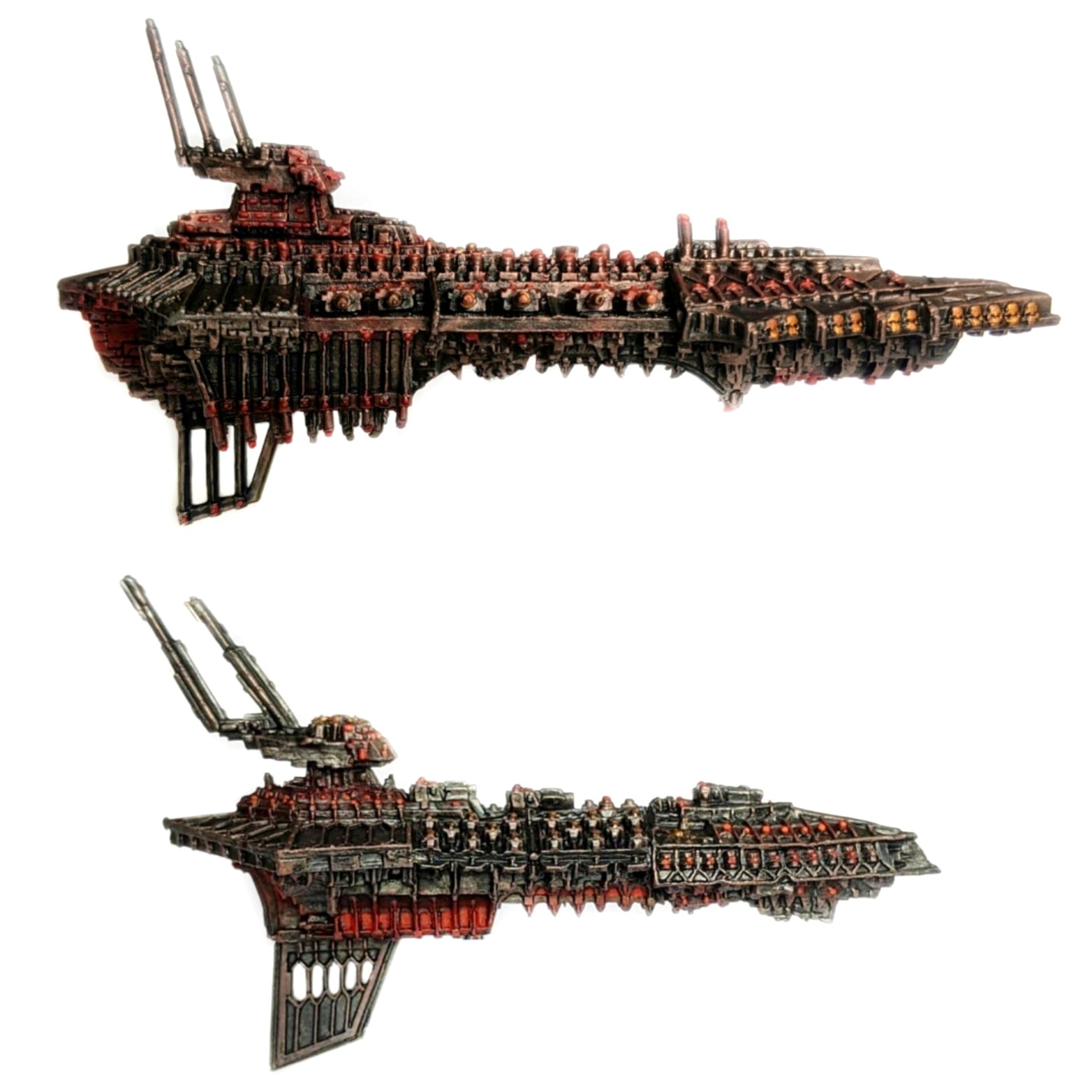 Chaos ships of the line. : r/Warhammer40k