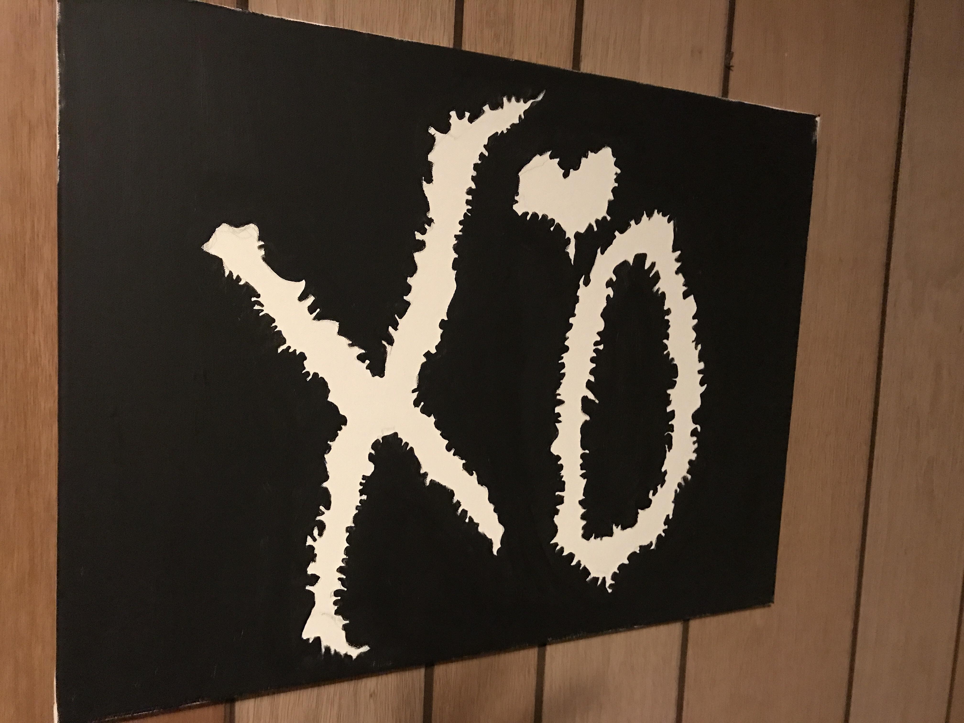 Finished up this XO painting r/TheWeeknd