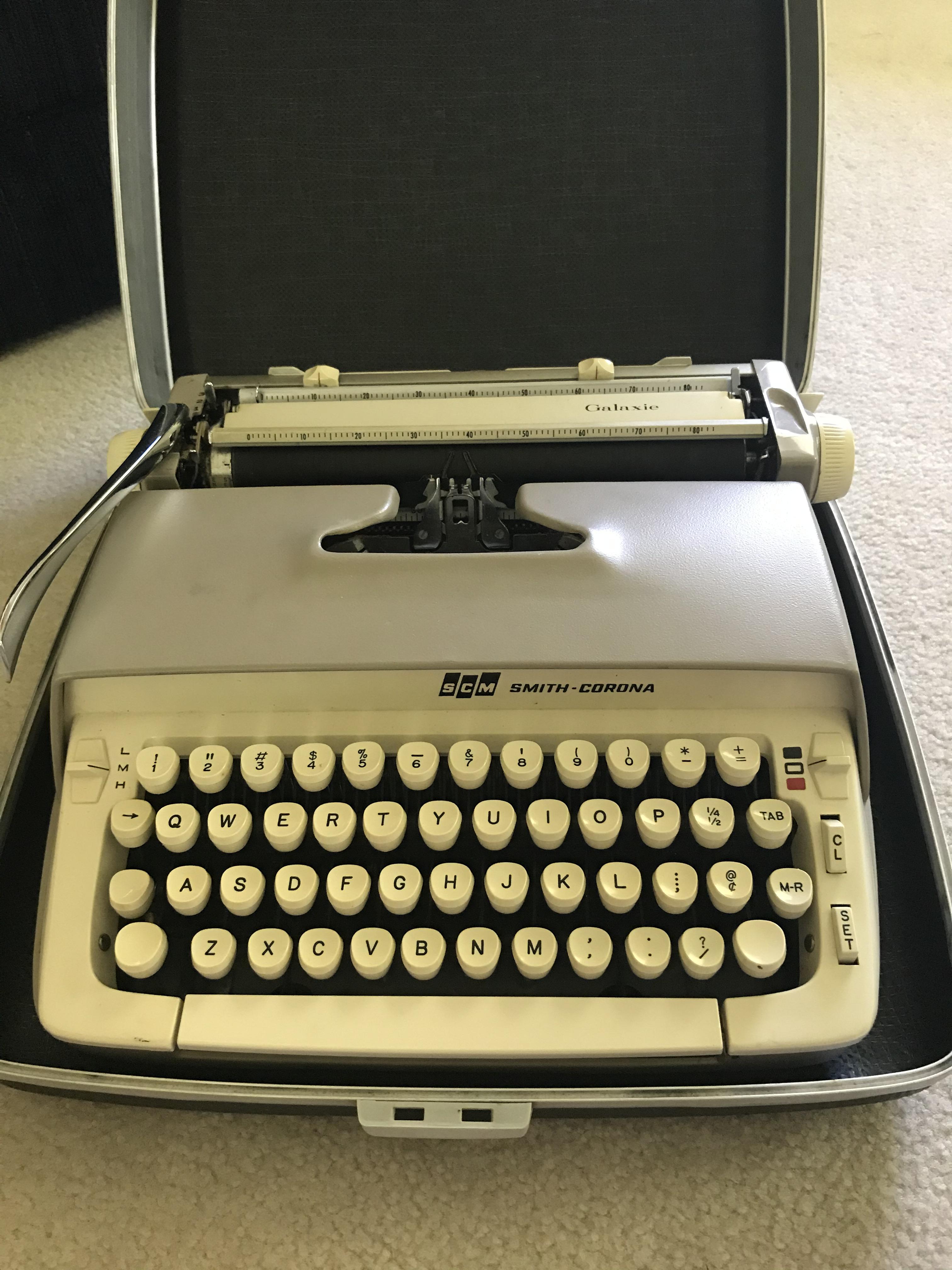 Just purchased my first typewriter! Near perfect condition and got it