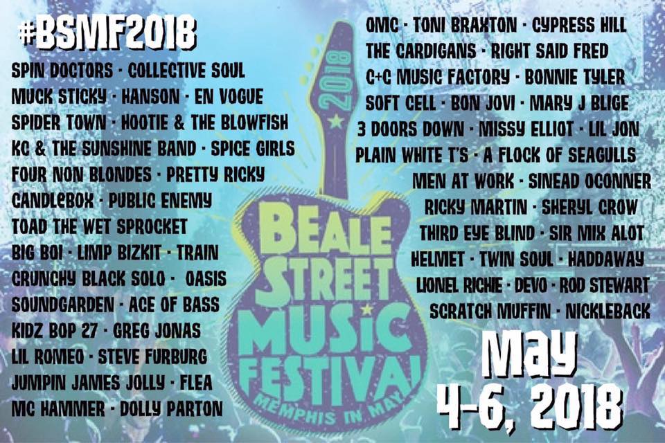 Beale Street Music Fest Lineup memphis