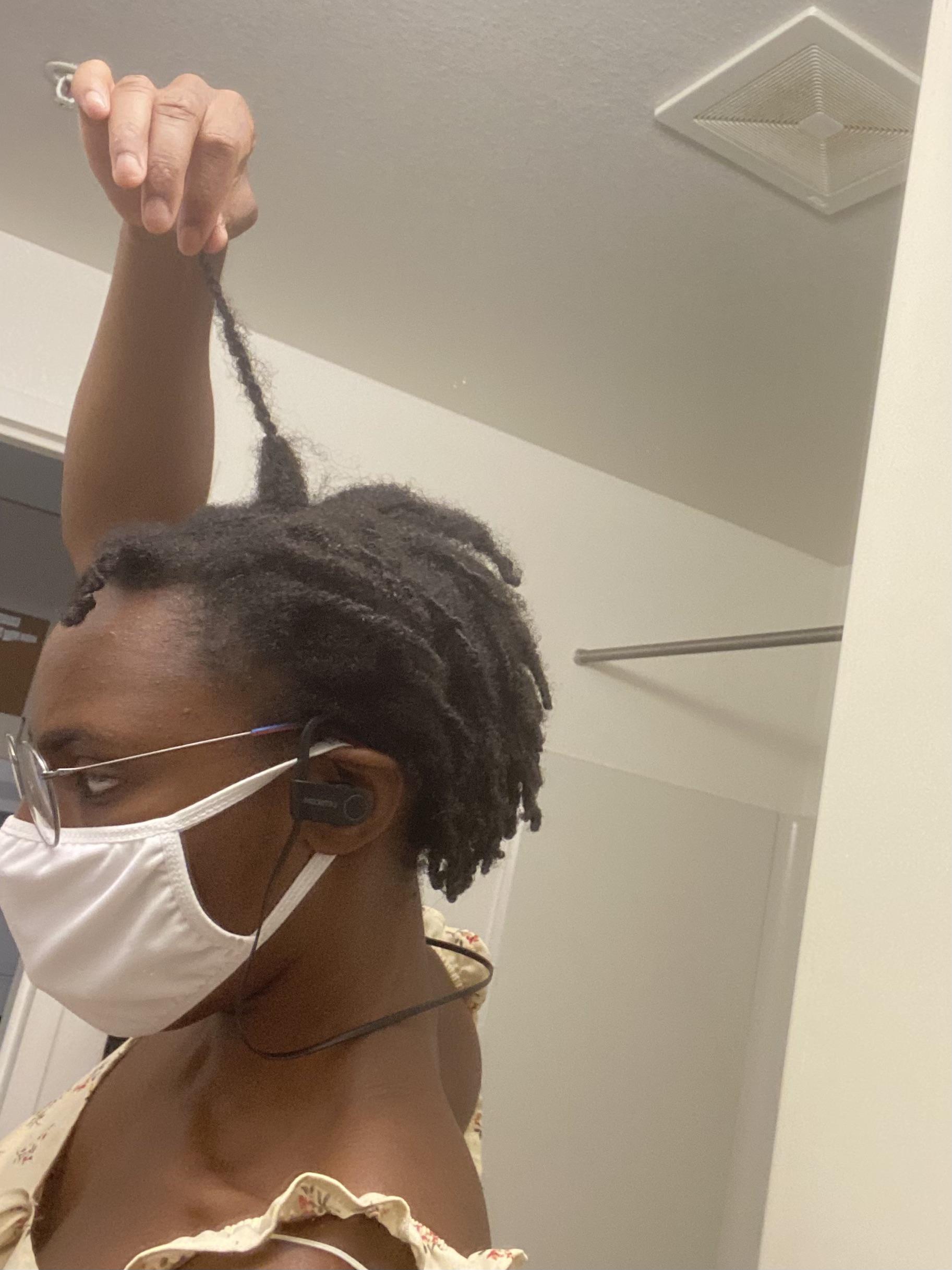 Is it normal to have super poofy roots? My whole head is like this