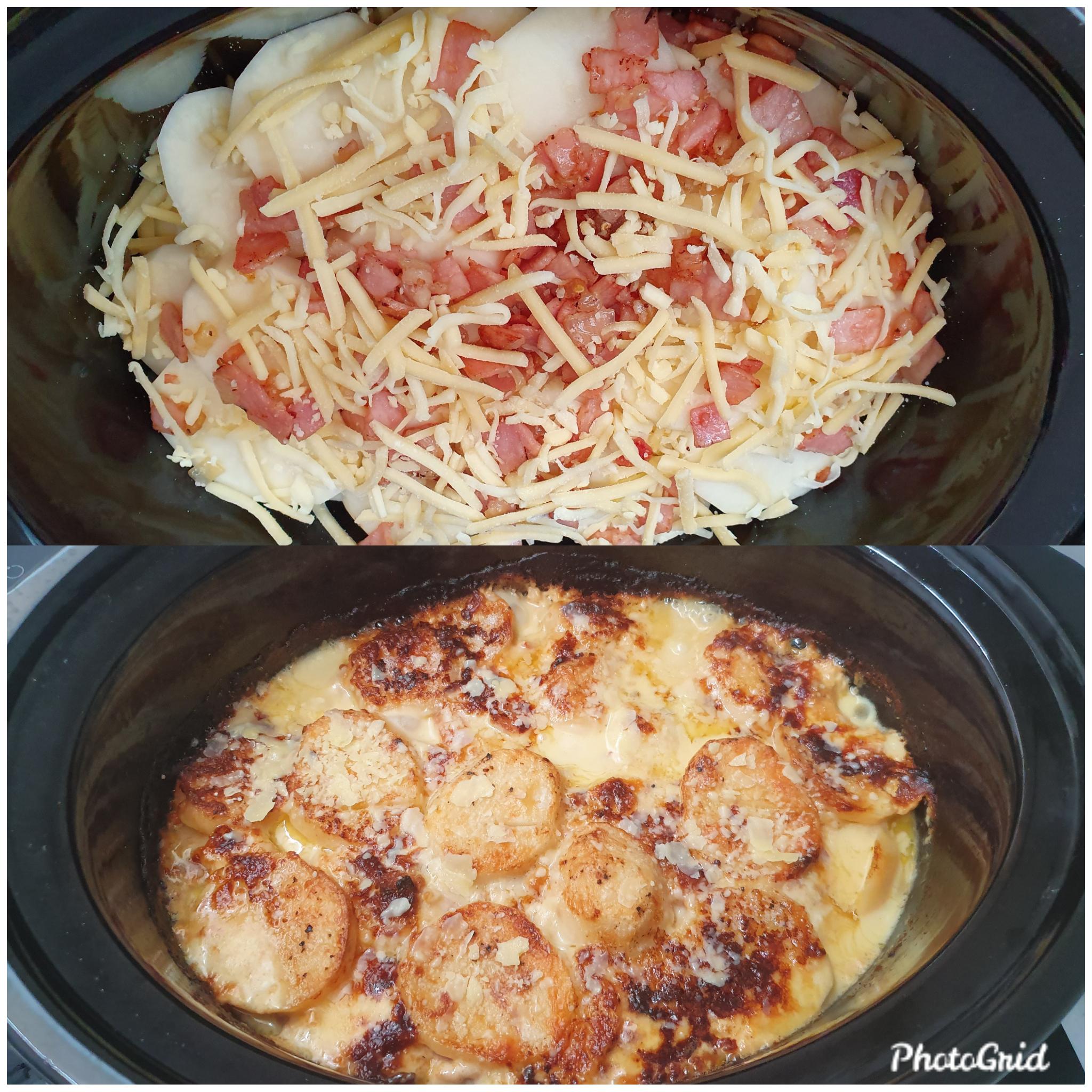 Slow cooked potato bake r/slowcooking