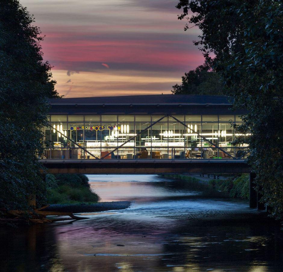 Renton public library in Washington state, the only U.S. library which