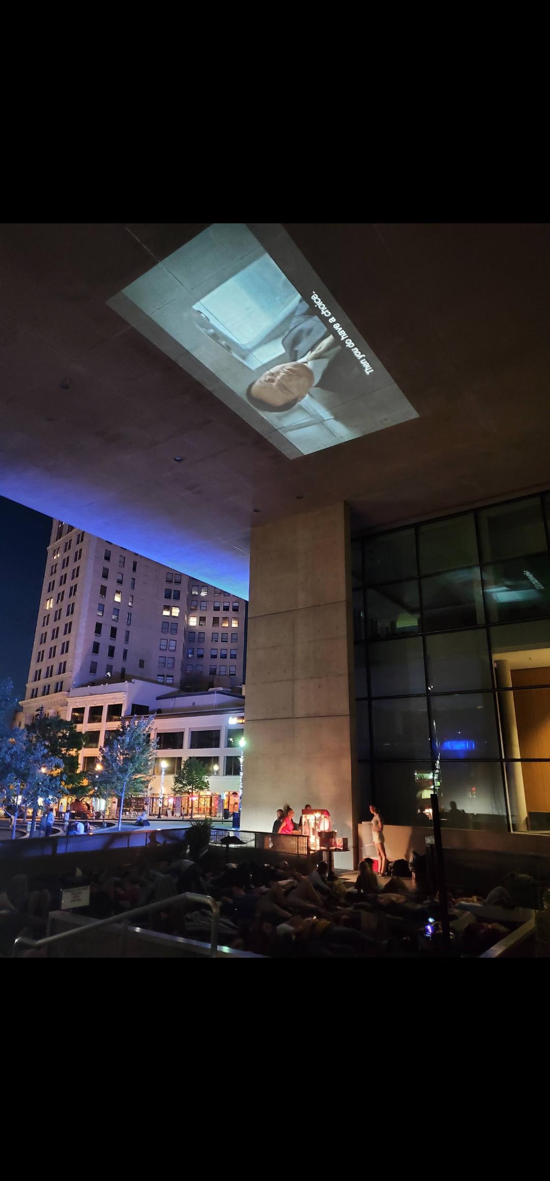 So I have a unique situation I run upside down movie nights. I use an old viewsonic 5000 lumen