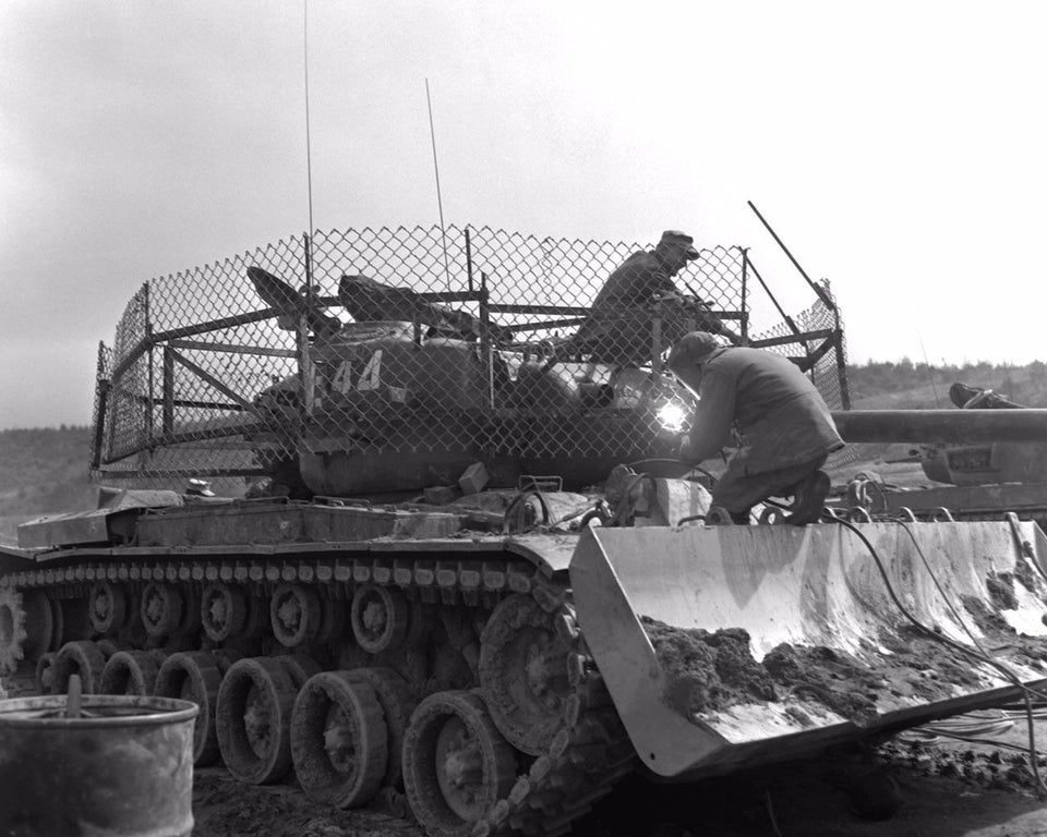 M46 Patton with addon cage armor, korean war r/TankPorn