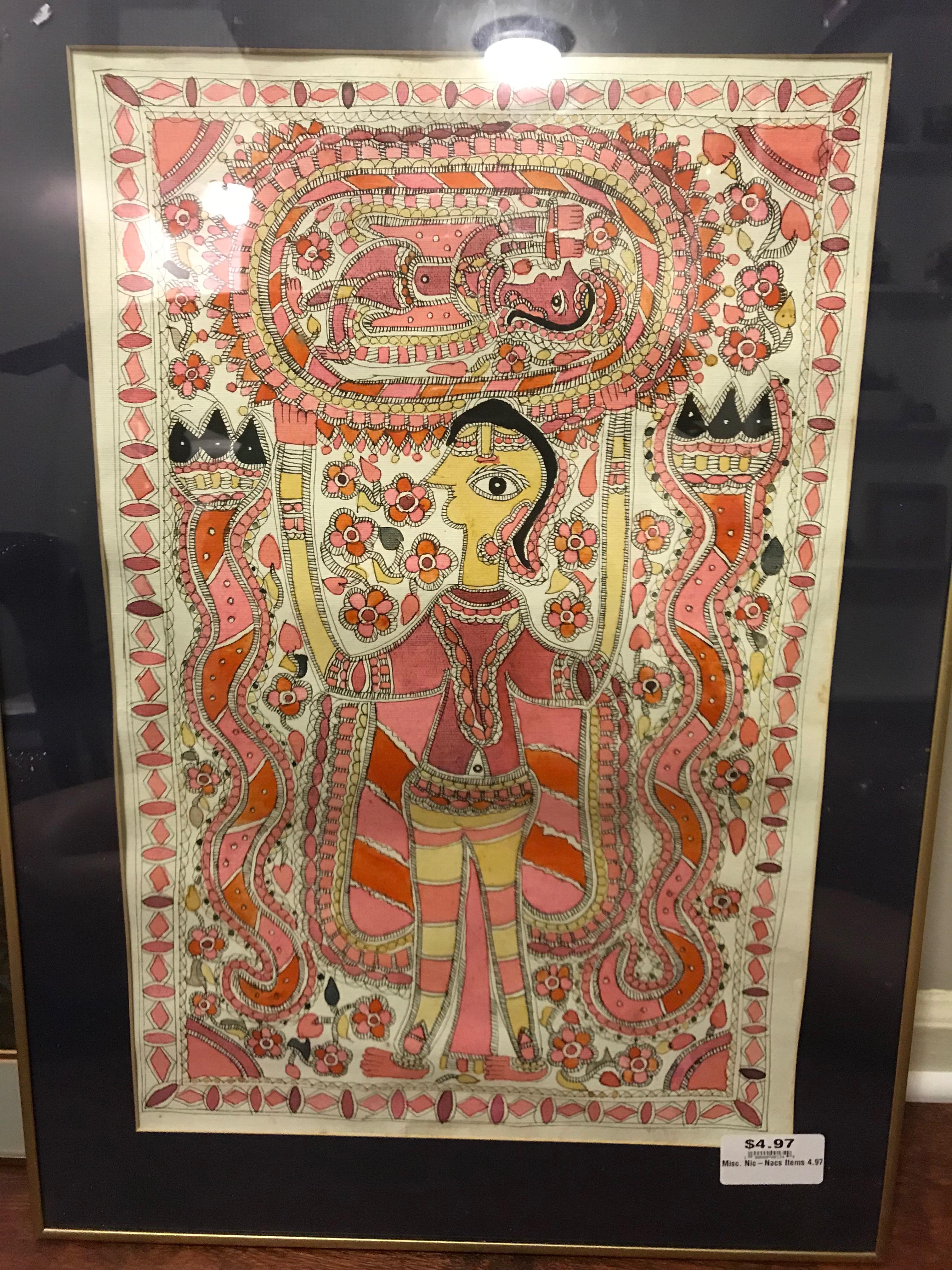 Found art at a thrift store WhatIsThisPainting