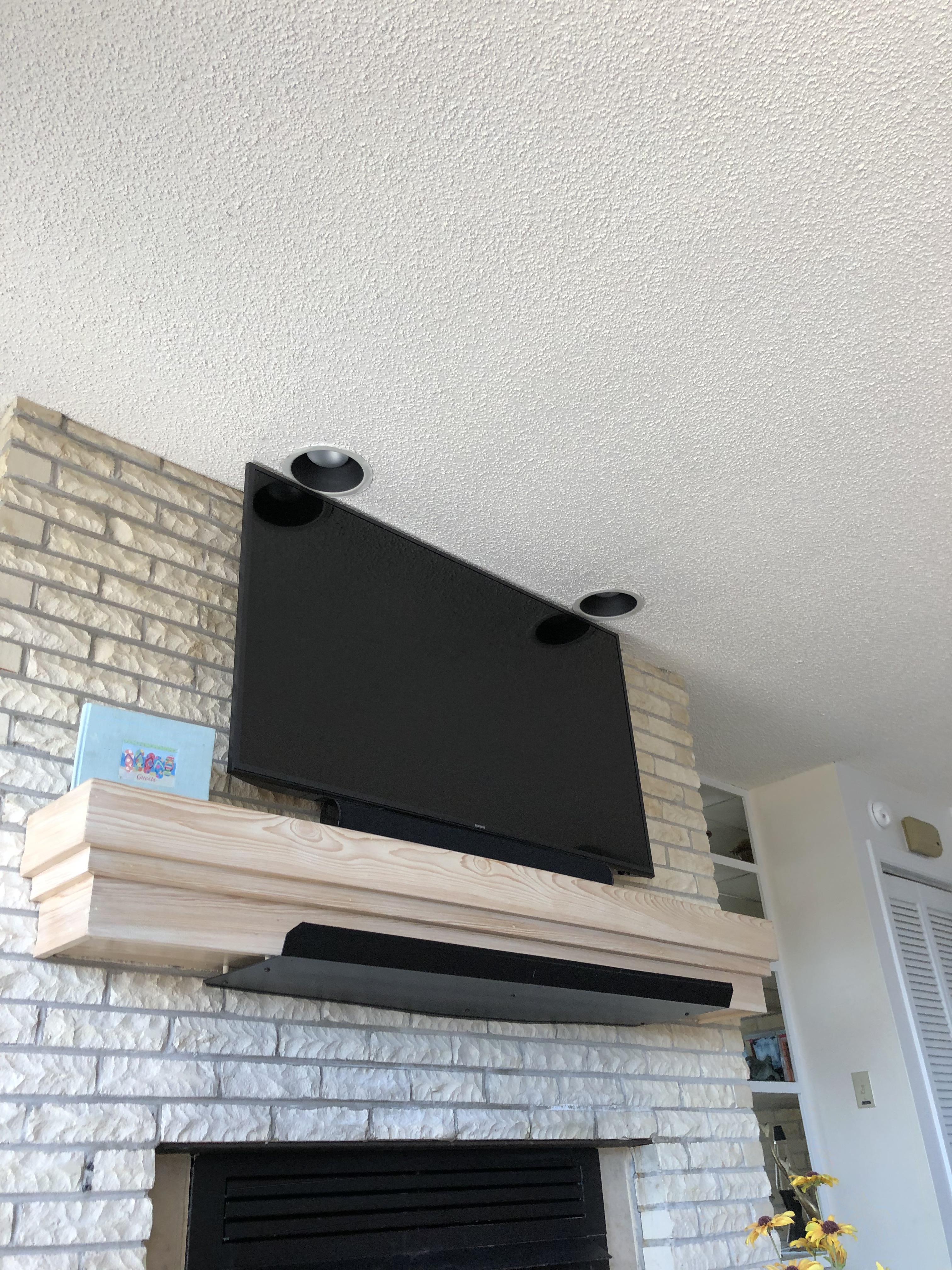 Some lights above the tv r/CrappyDesign