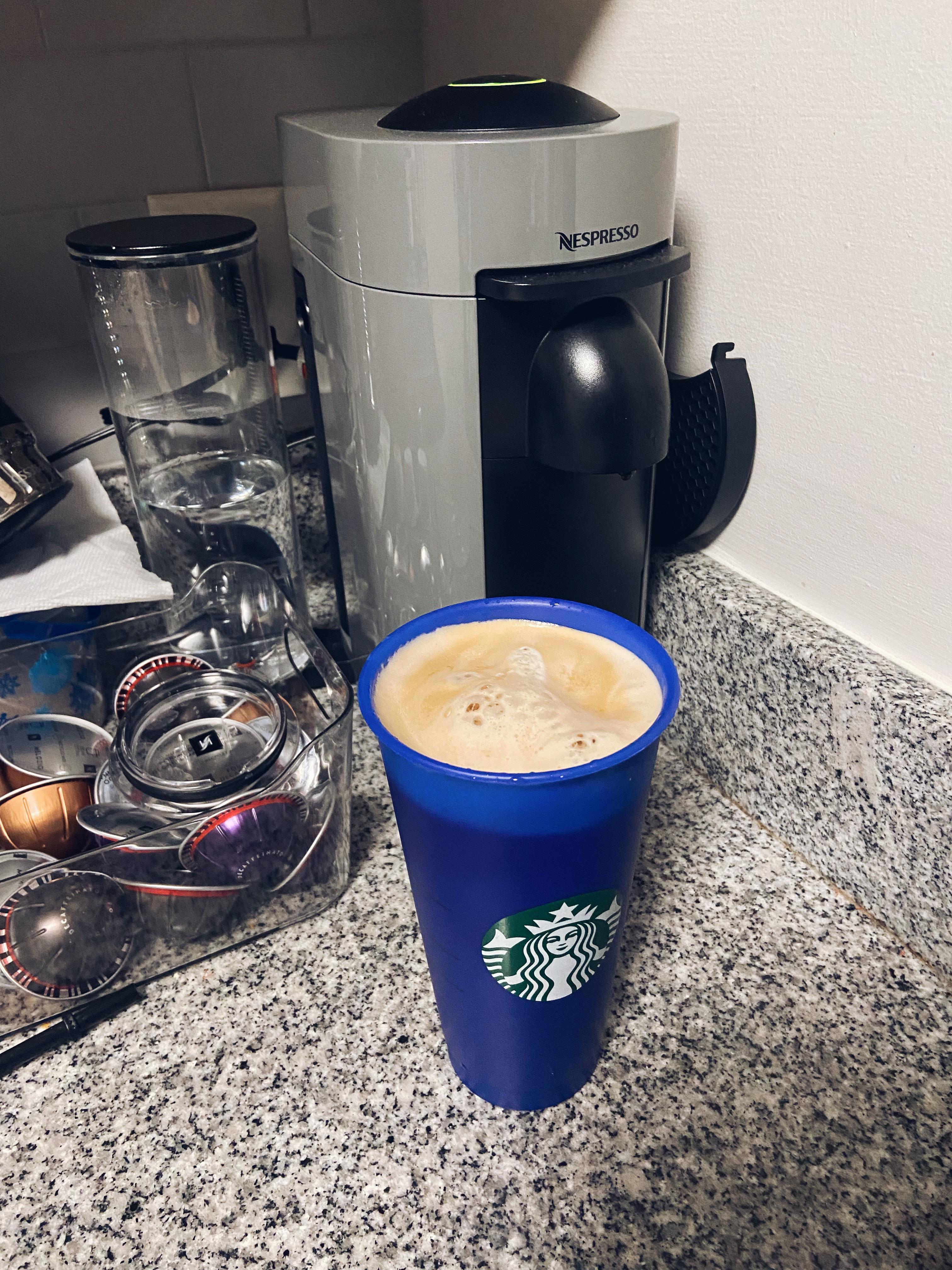 Iced coffee is an all year long kind of thing. nespresso