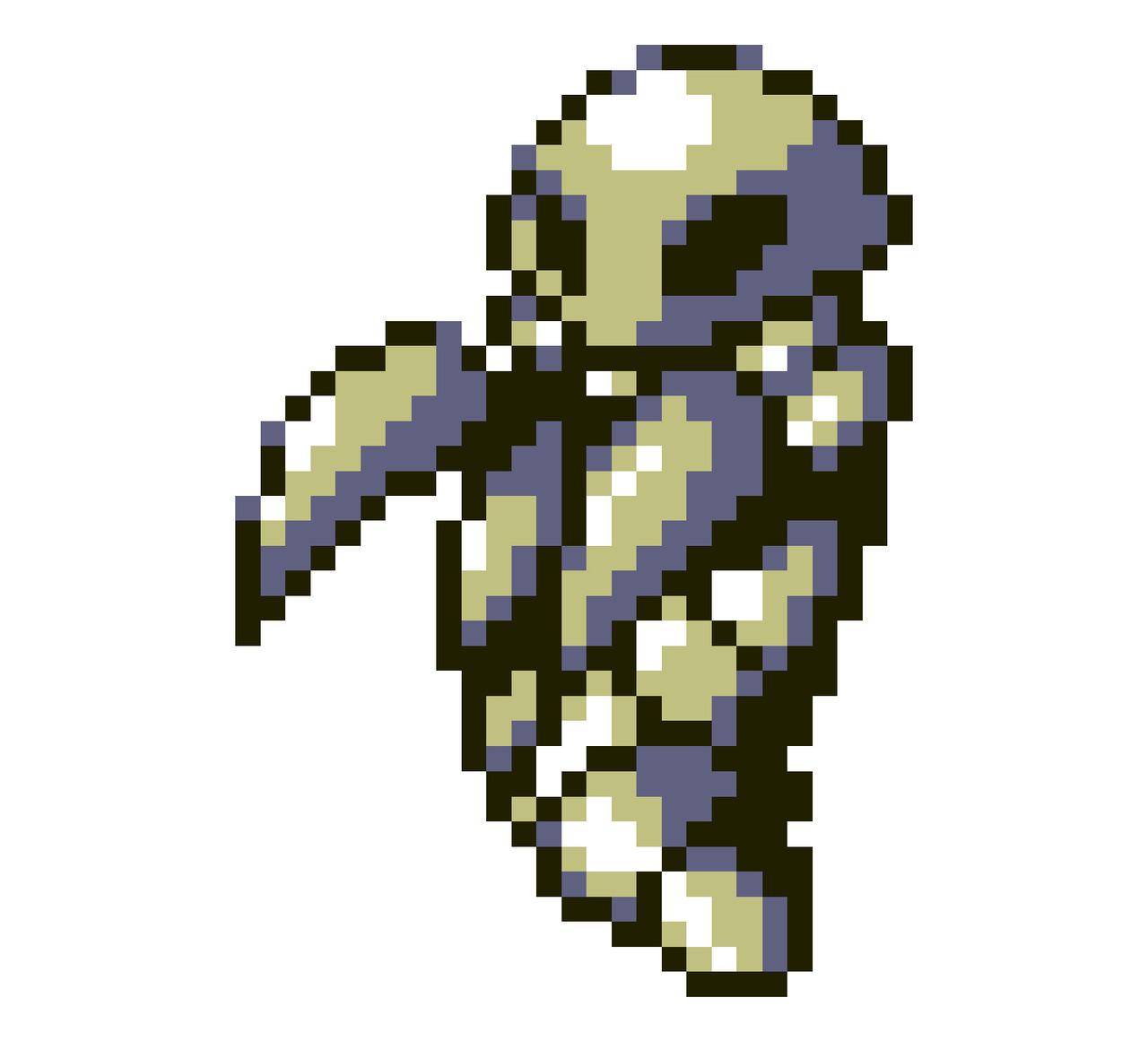 This is what Kakuna's sprite looked like in Red and Blue. r/pokemon