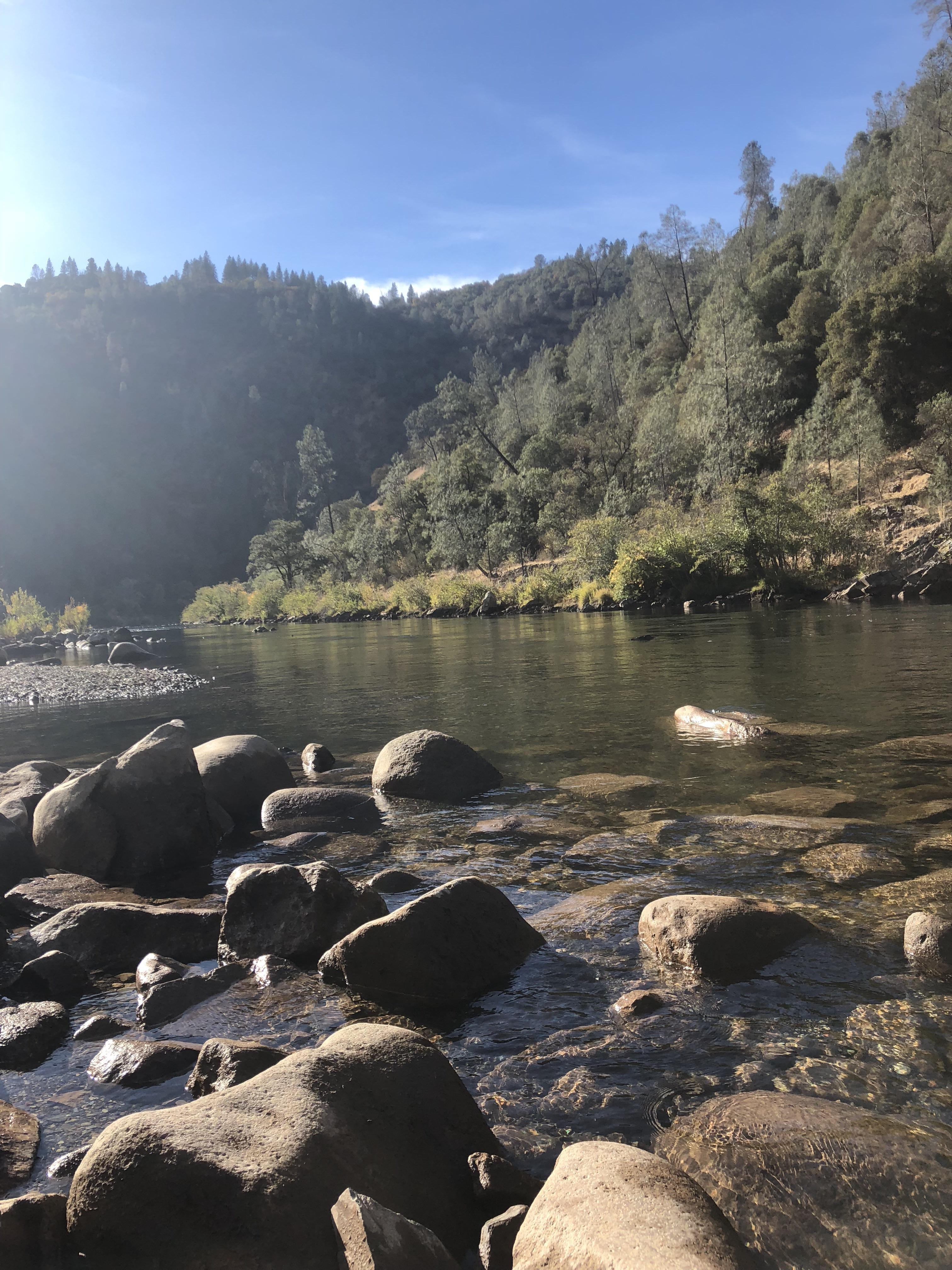 Hiked down to the South Fork of the American River near Placerville, CA