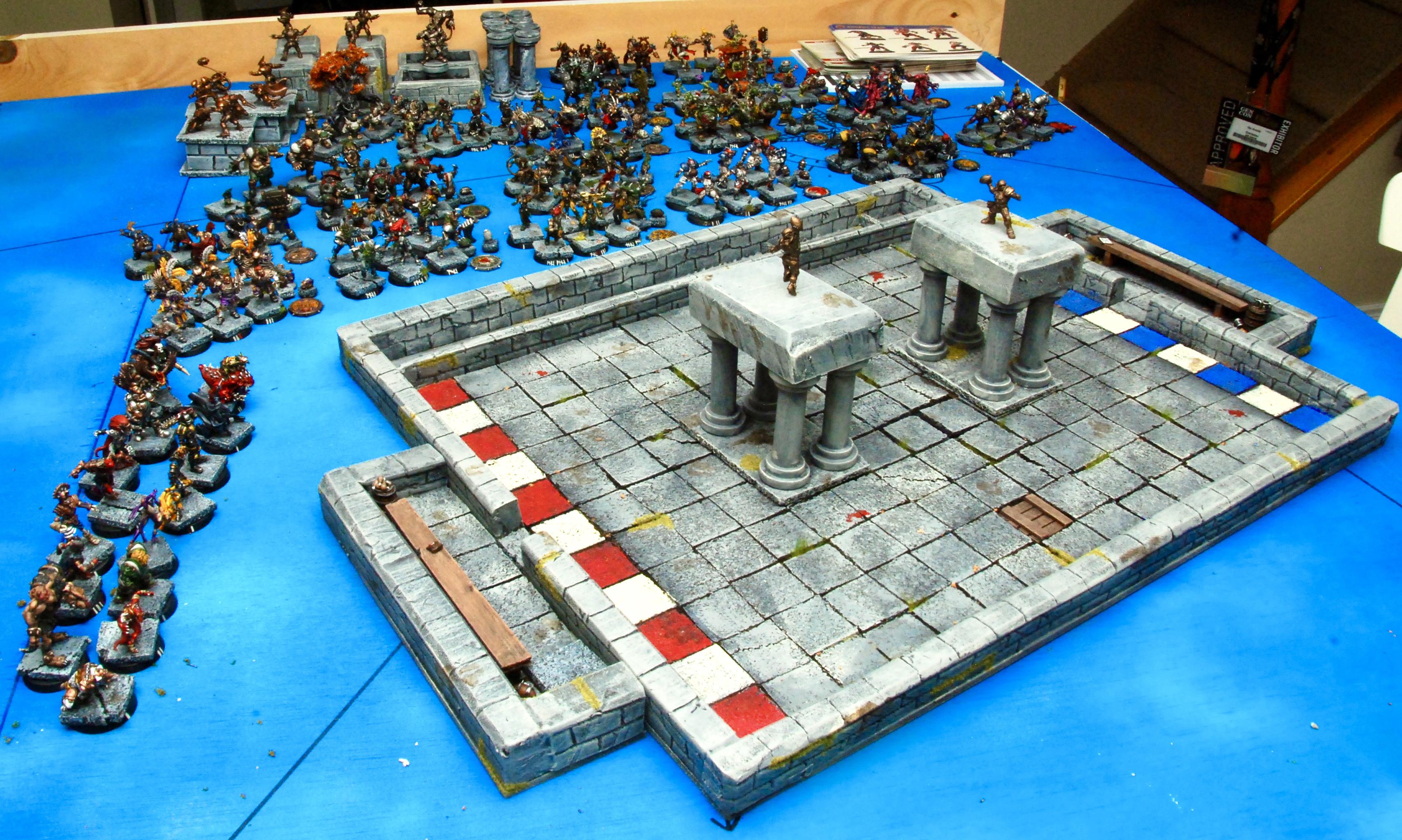 My Blitz Bowl collection, including terrain r/bloodbowl