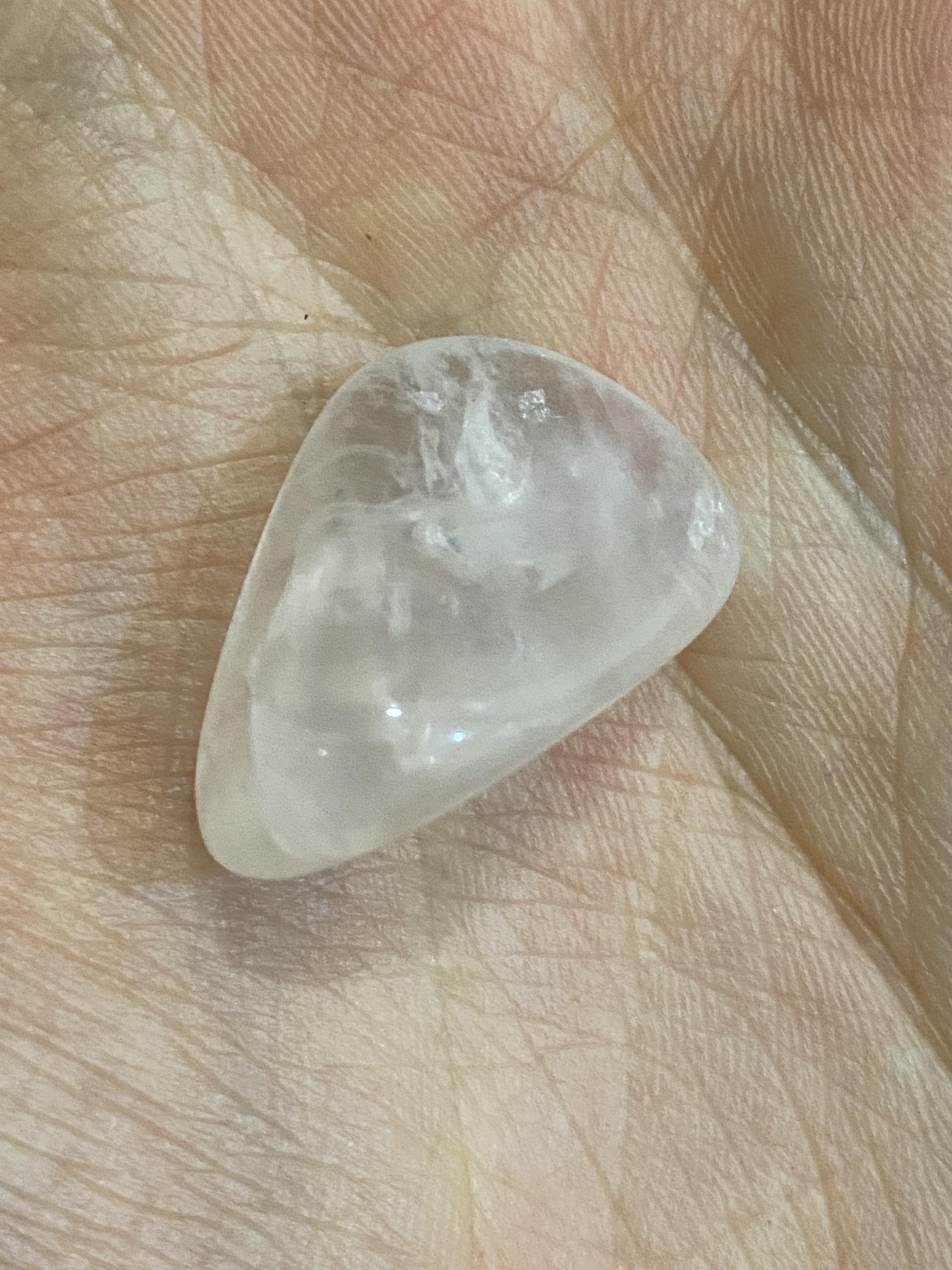 Does this look like a real rose quartz? It looks way more pink in real