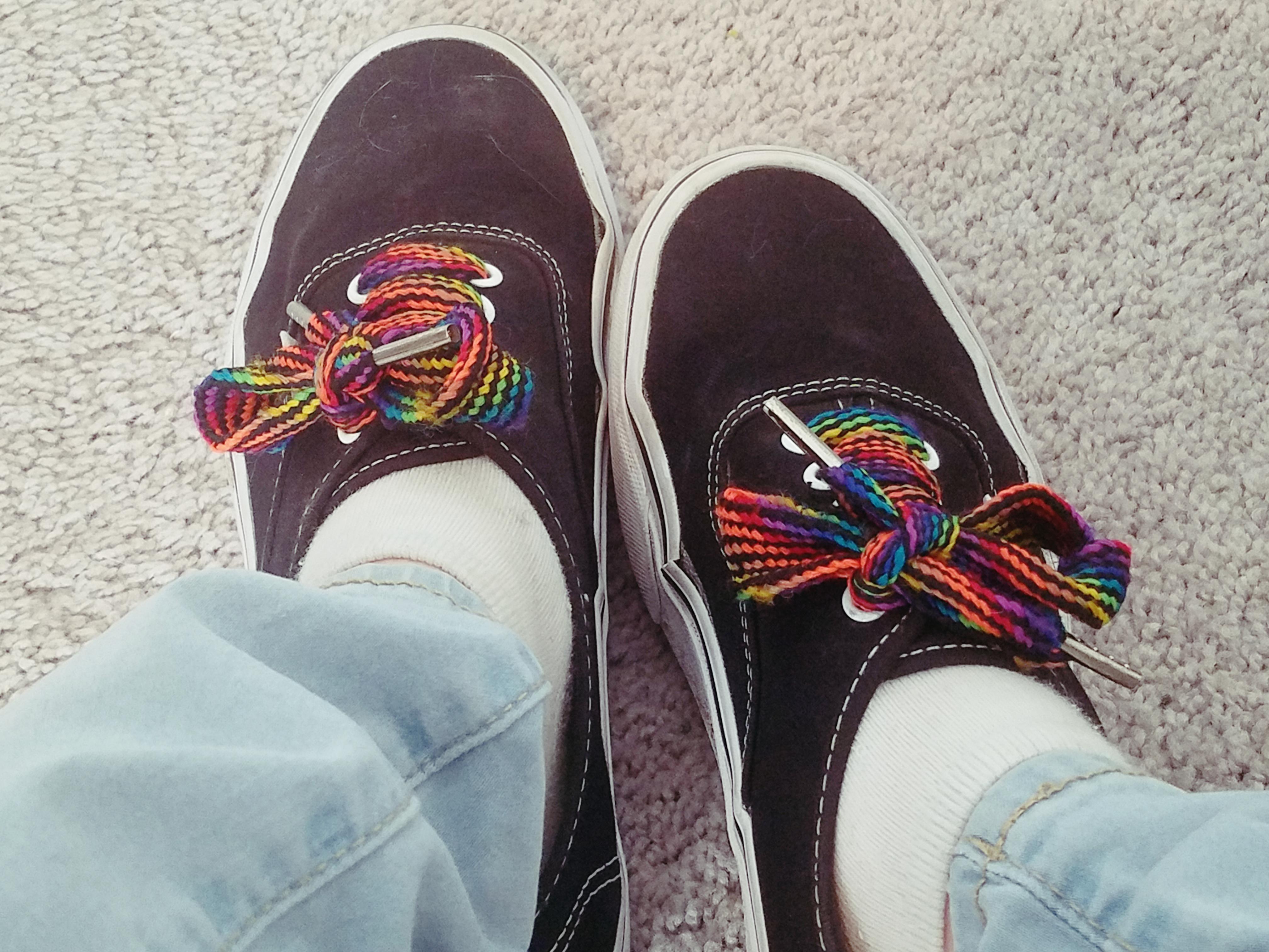 My rainbow shoelaces RainbowEverything