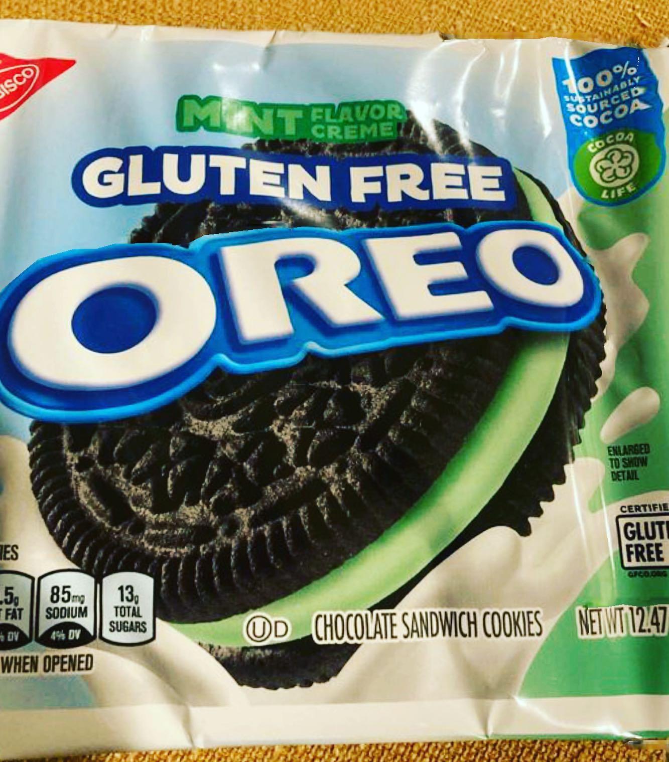 Mint glutenfree Oreo, I saw it posted somewhere else, we have to wait