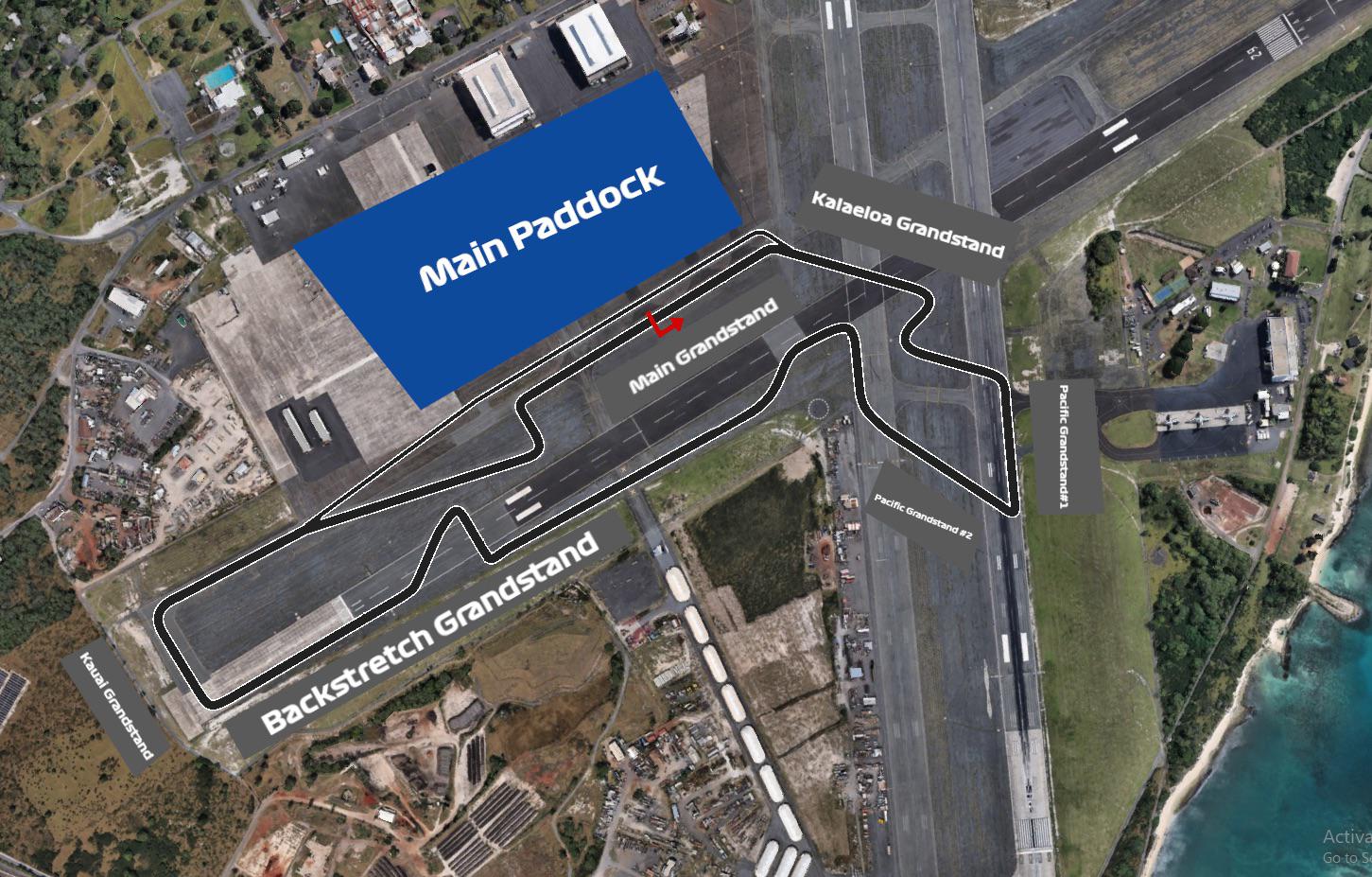 Kalaeloa Airport Circuit r/RaceTrackDesigns