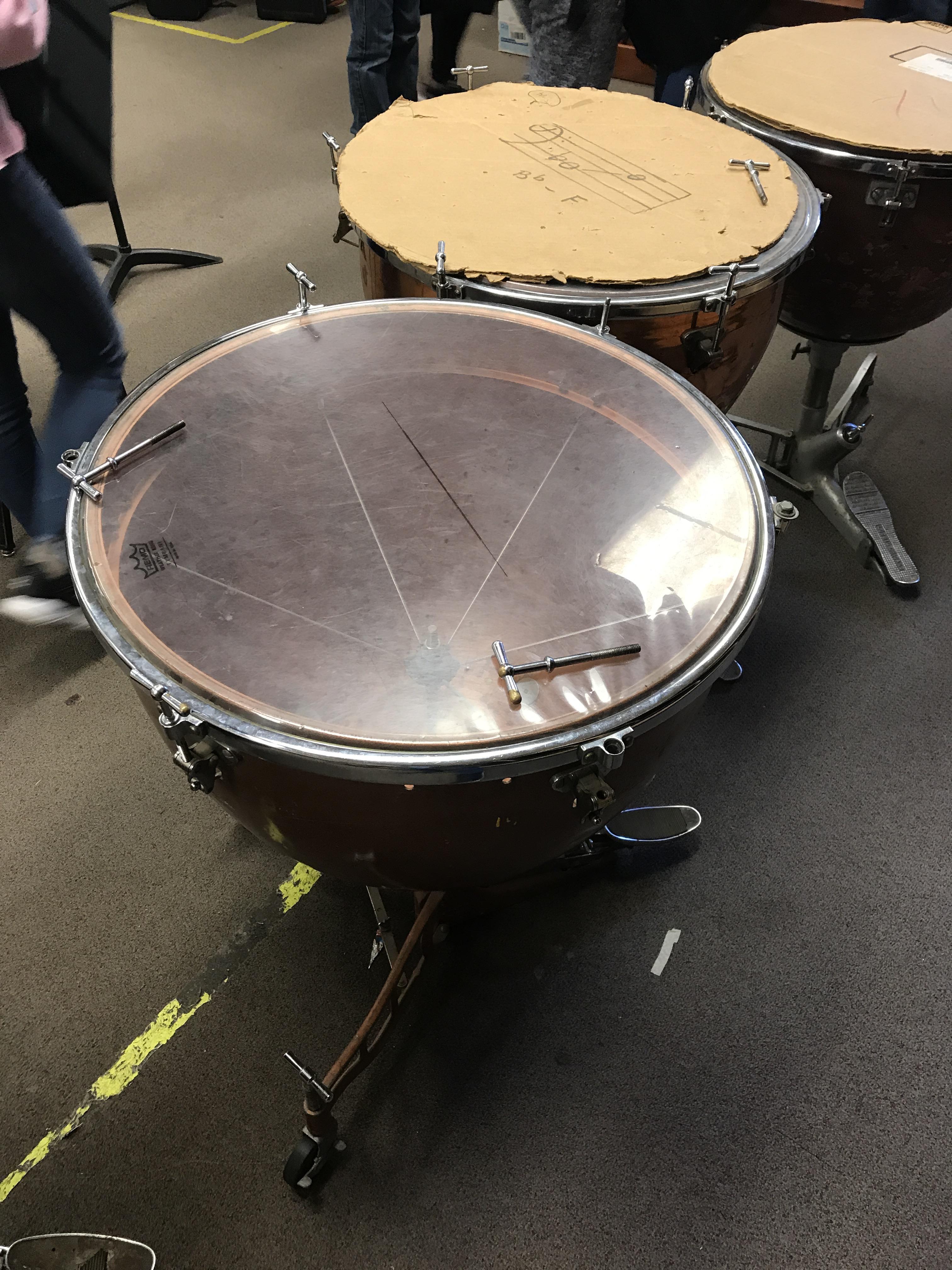 Someone unscrewed the timpani drums r/Percussionists