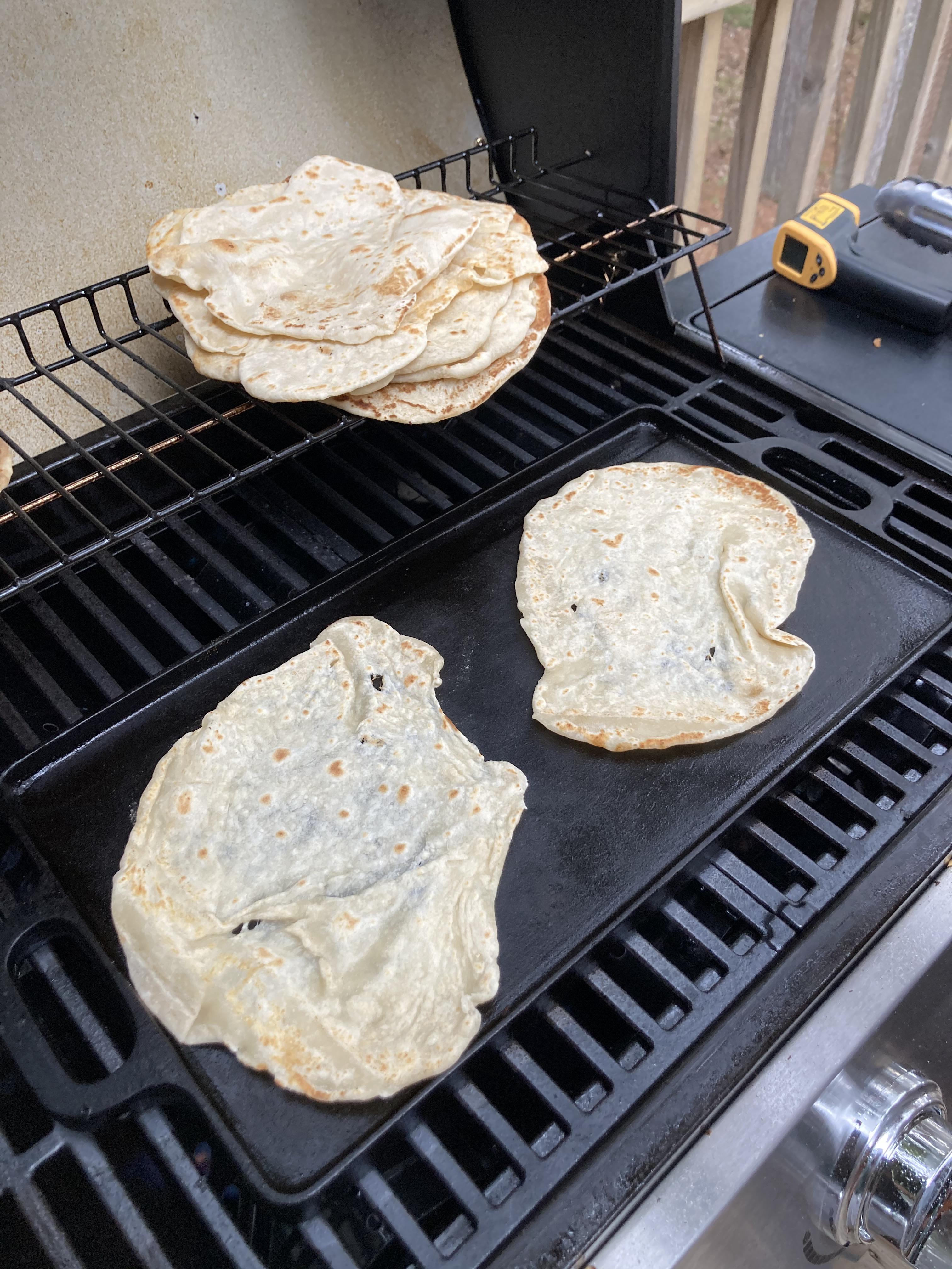 Week 21 Flour Tortillas (on the grill) r/52weeksofcooking