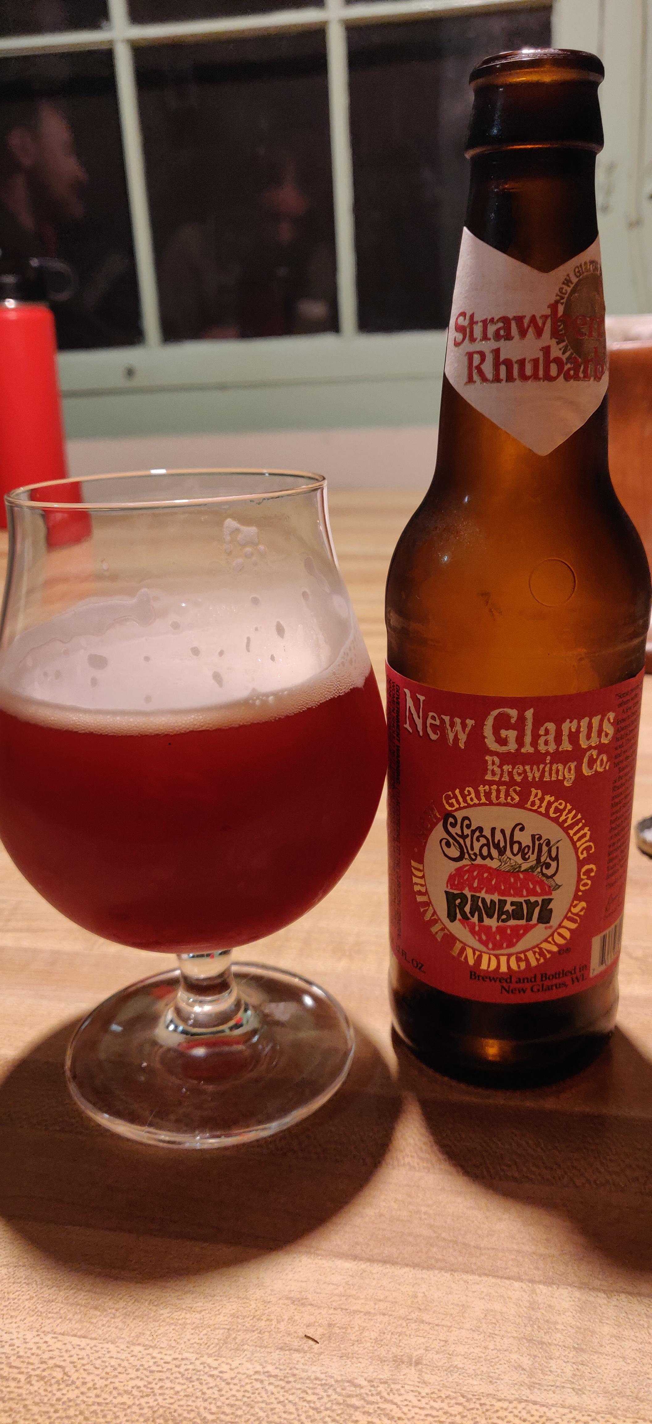 Strawberry Rhubarb by New Glarus. Delicious! r/CraftBeer