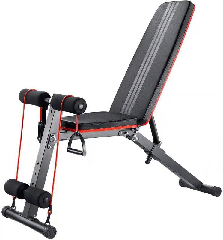 90 Adjustable Weight Bench, Foldable Full Body Workout Benches for