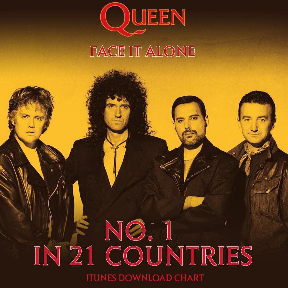 Number 1 in 21 countries r/queen