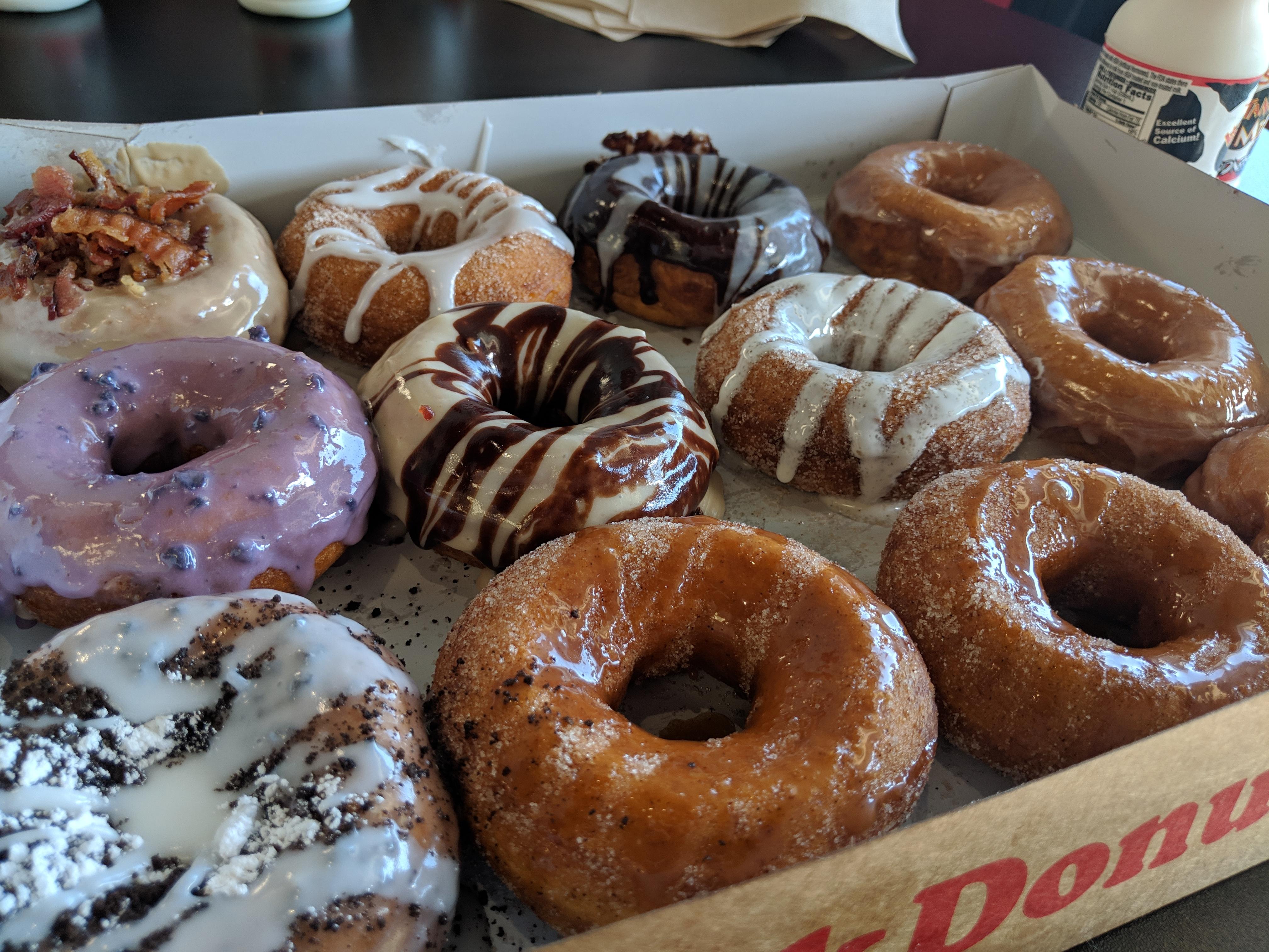 A dozen donuts from Duck Donuts. Mmmm r/FoodPorn