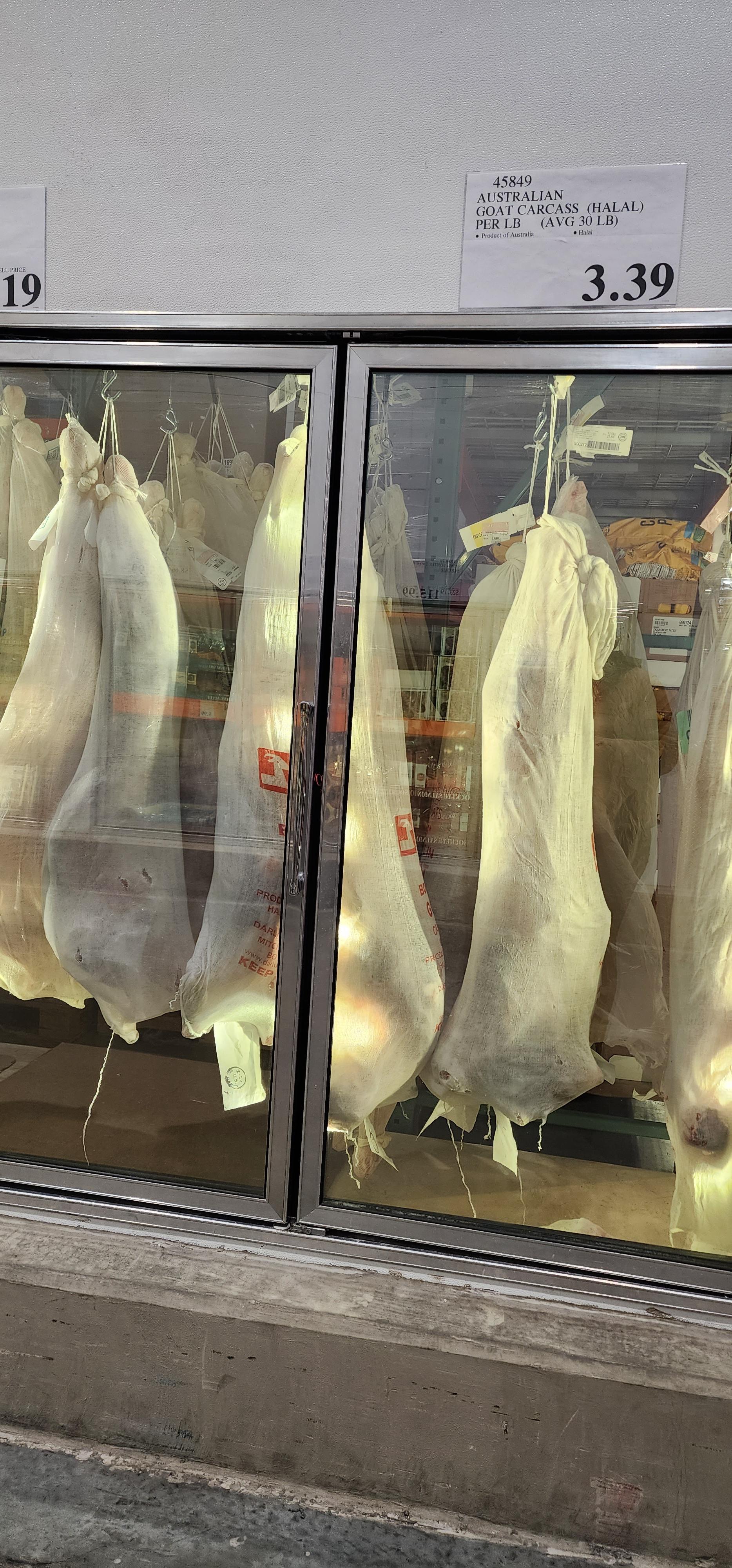 This Costco sells goat carcasses r/mildlyinteresting