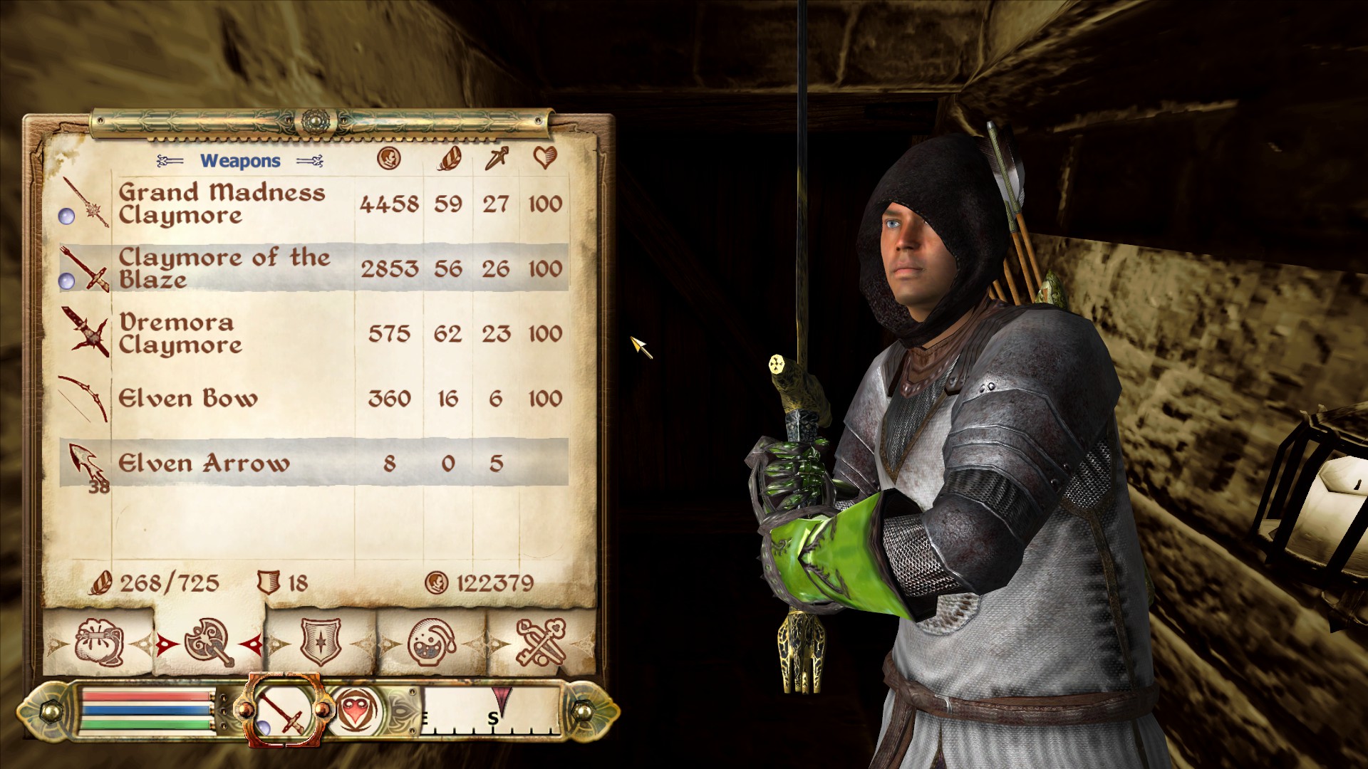 Any idea why my ebony claymore has better damage than my daedric one