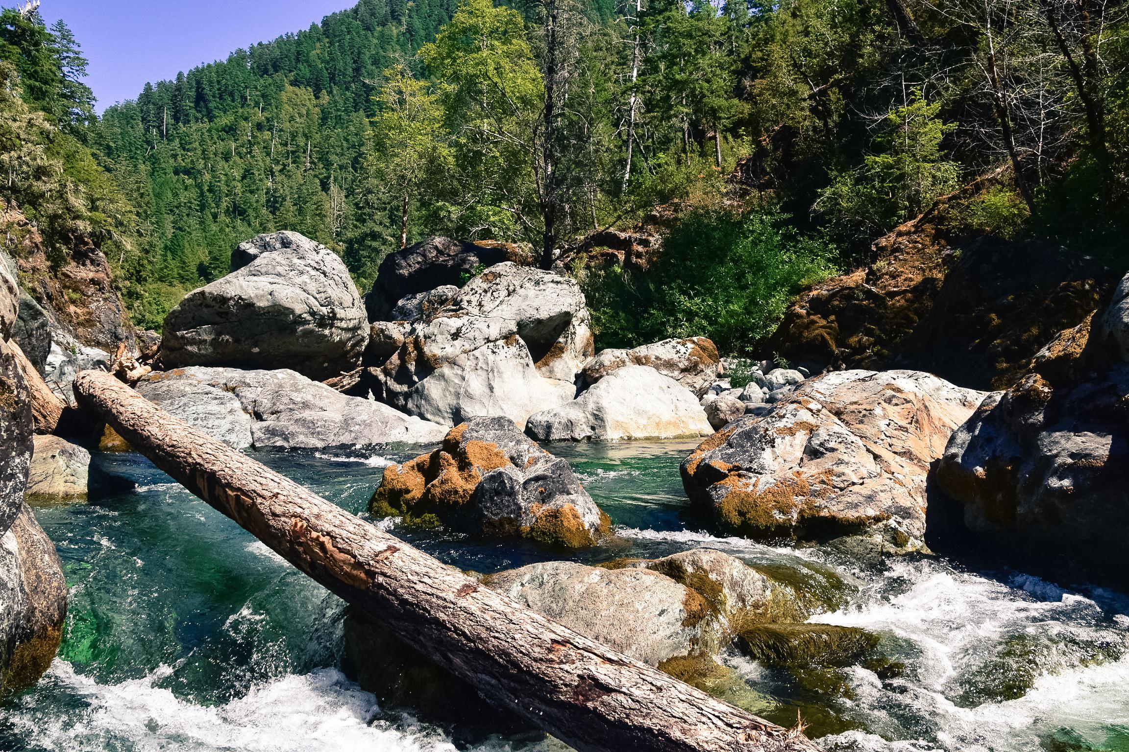 Smith River, Southern Oregon. Regarded as one of the cleanest rivers in