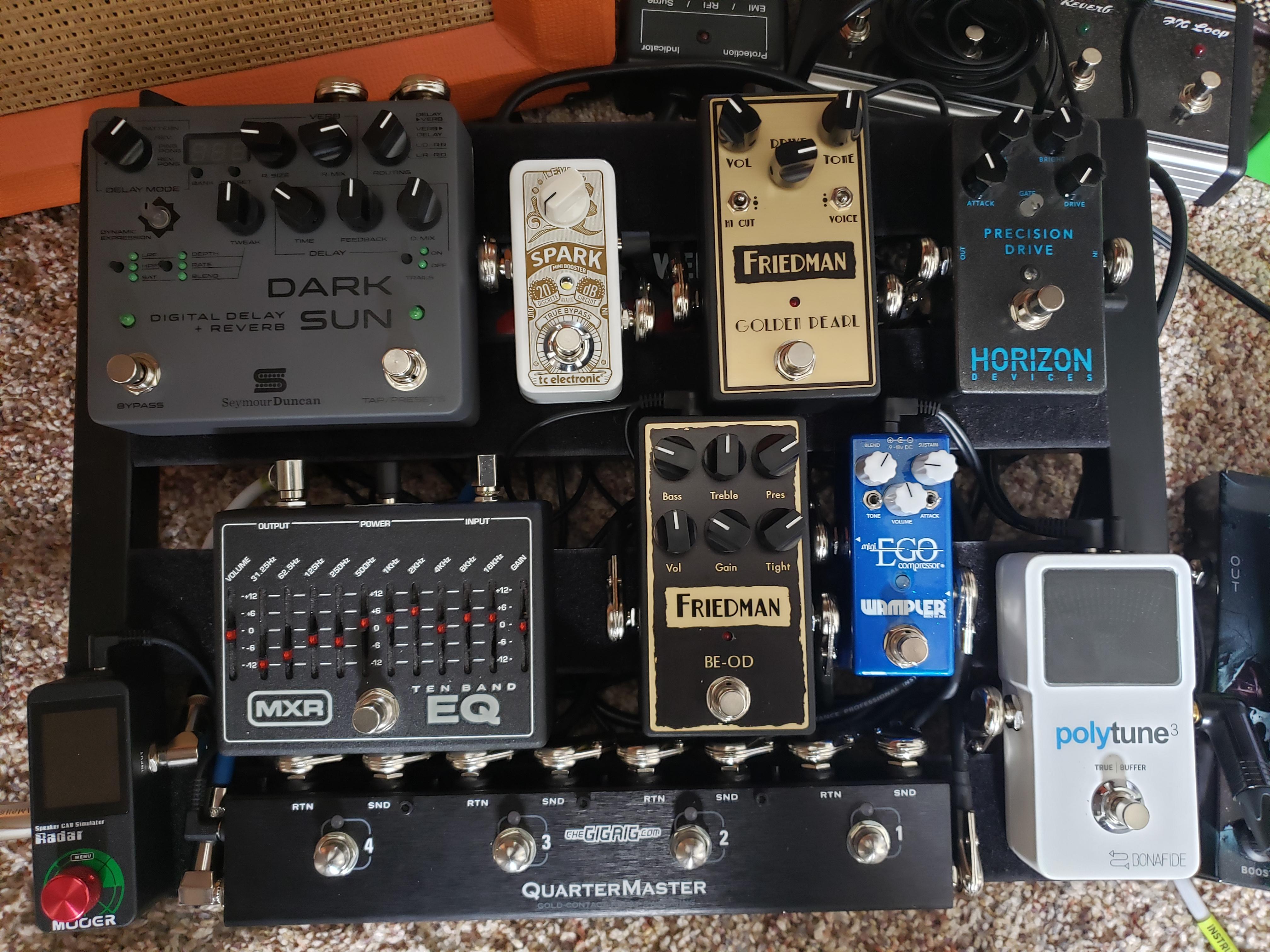 I finished ampless my pedalboard today! r/guitarpedals