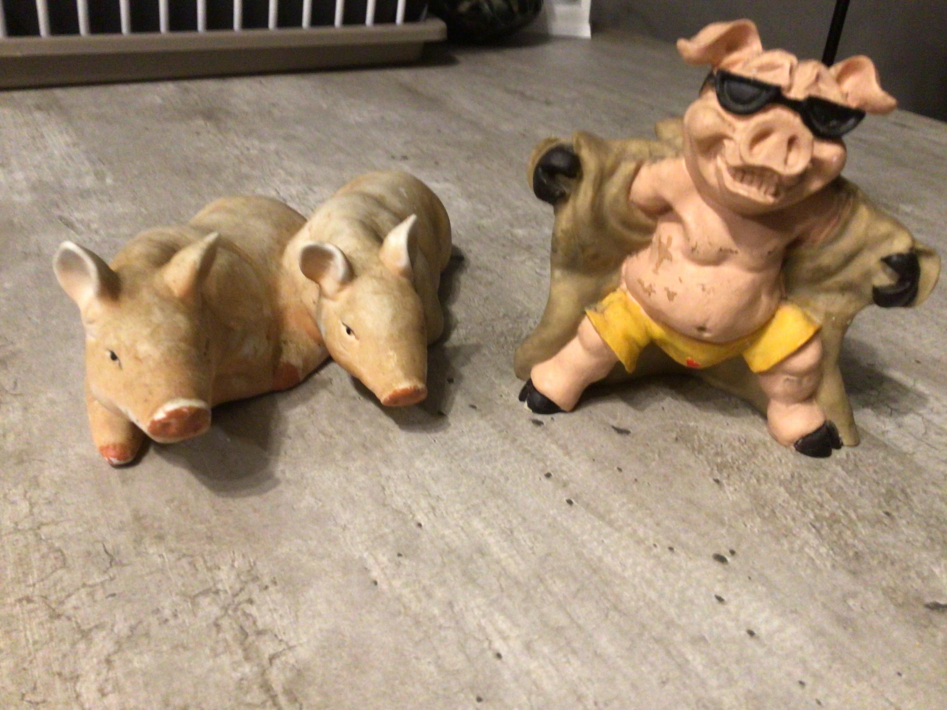 Antique pig statues r/collectables