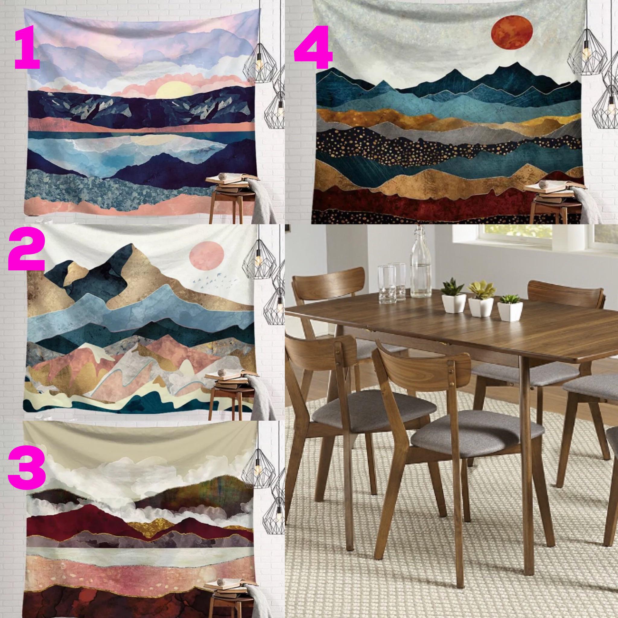 Help me pick a wall tapestry for this dining set r/HomeDecorating