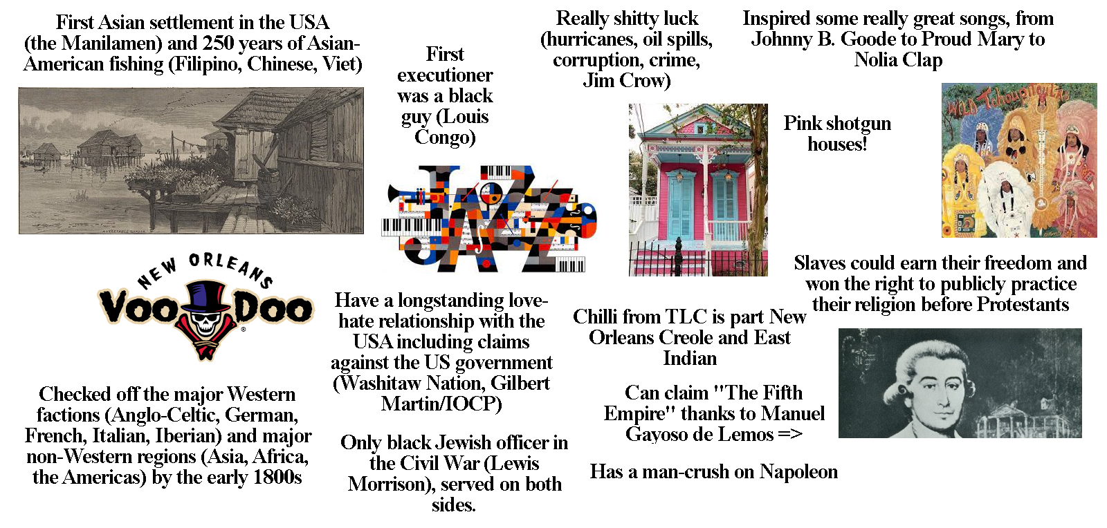 Why Louisiana Creoles/New Orleans is my favorite civilization of all