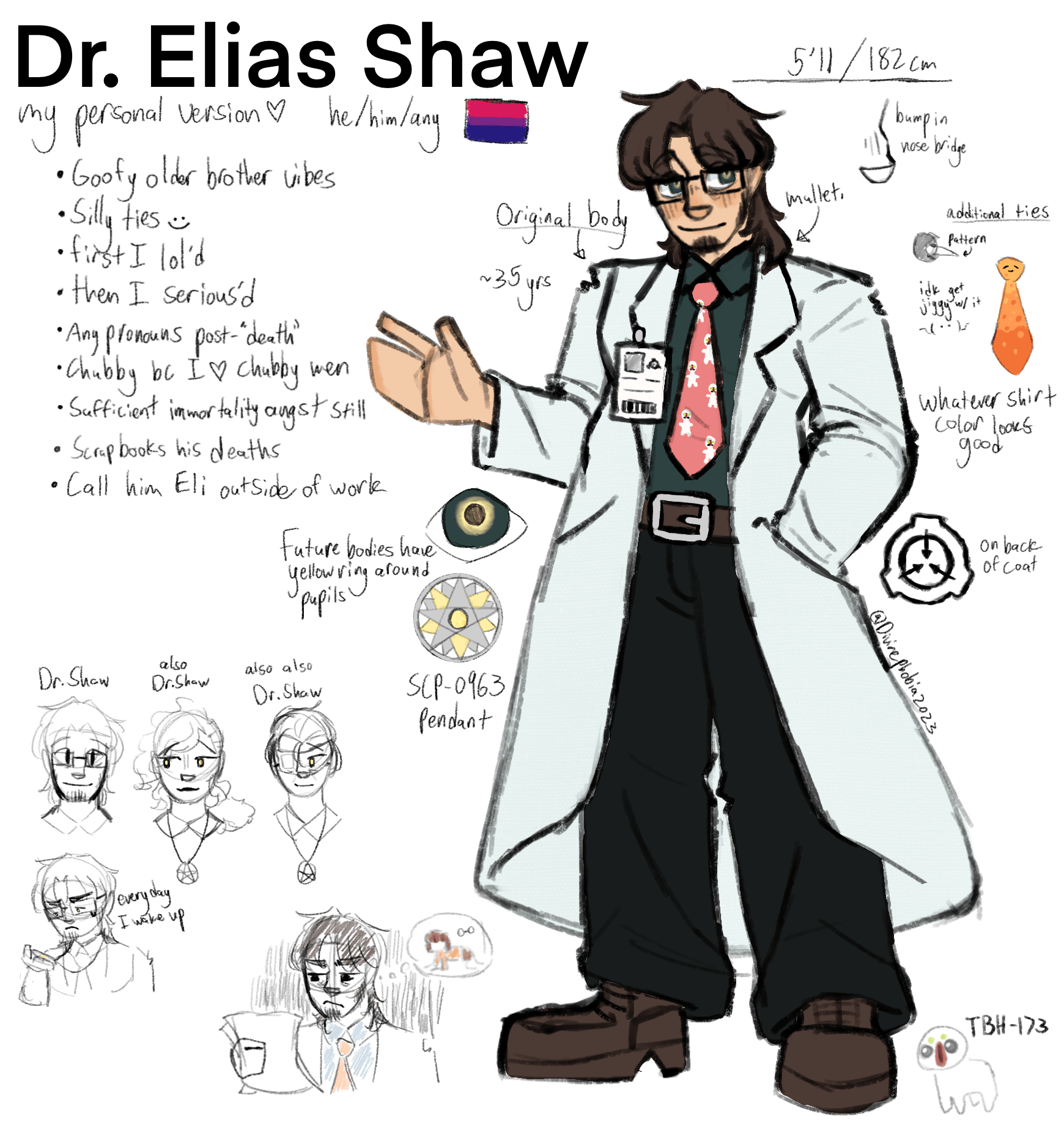 Dr. Elias Shaw but im incredibly self indulgent r/SCP