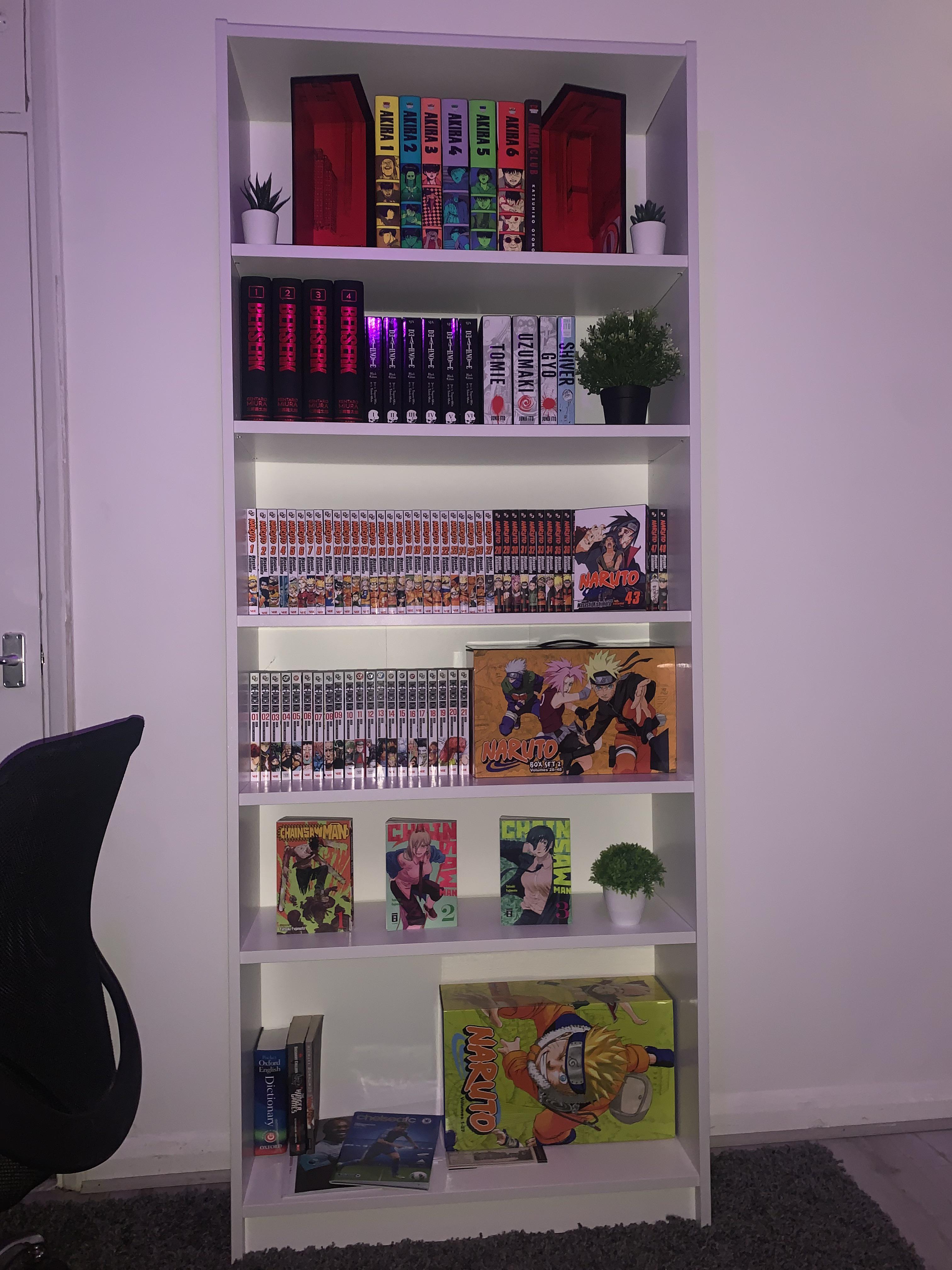 Finally got a bookcase to store all my manga, I have been collecting