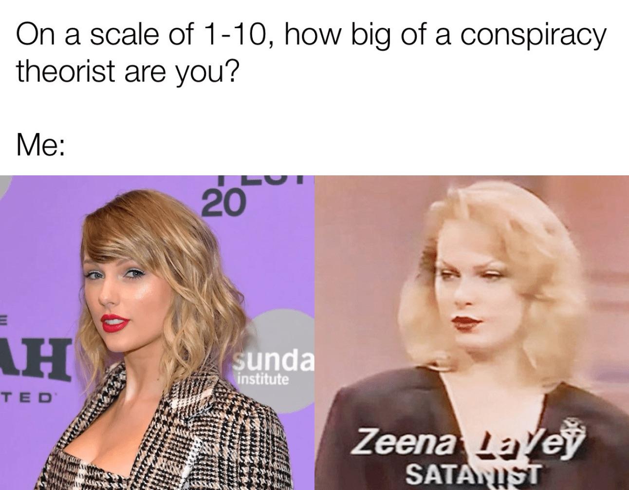 Zeena Lavey Taylor Swift ¿Clones? El extraordinario parecido entre