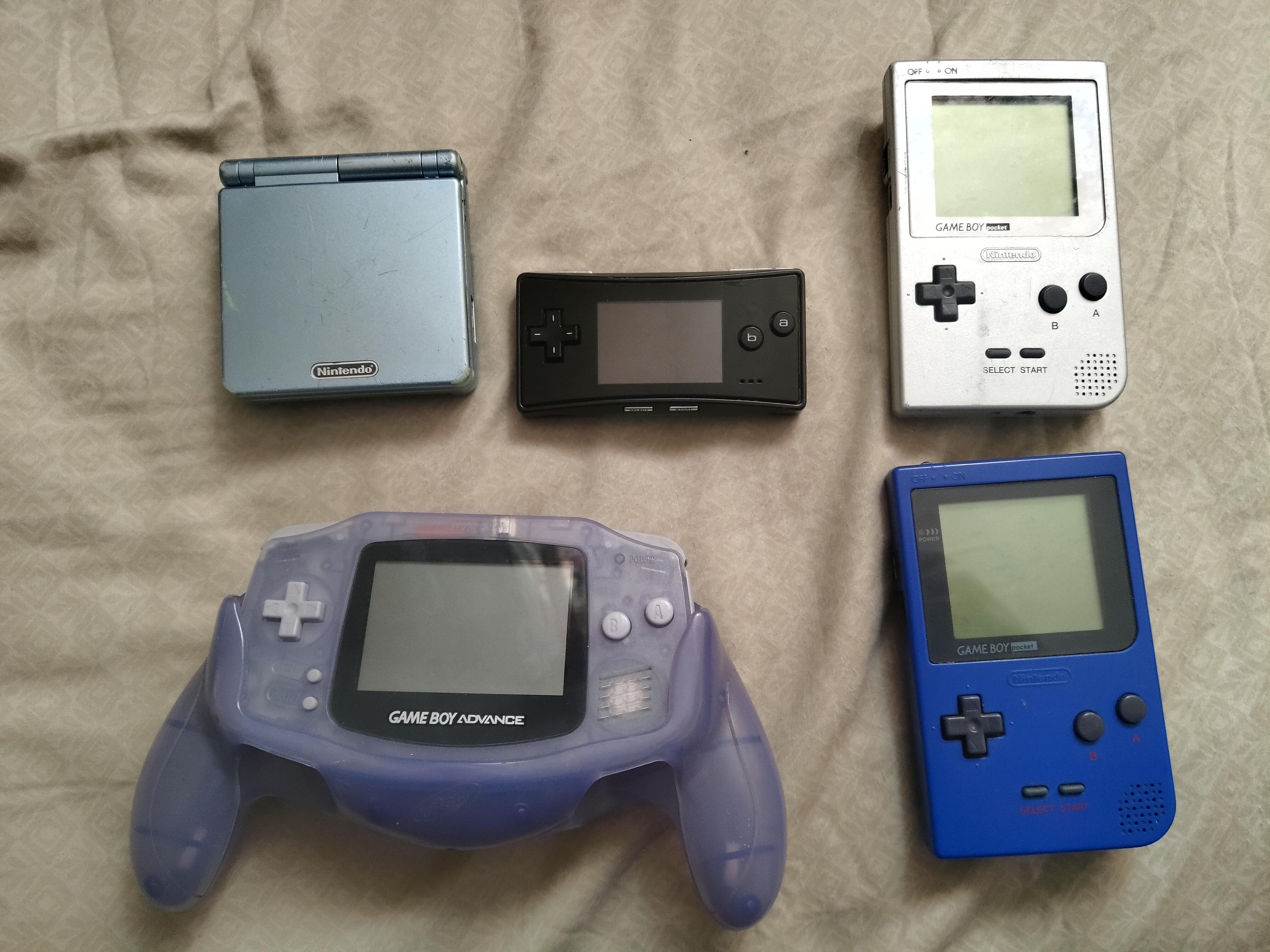 My small Gameboy collection. It used to be bigger but I had to sell