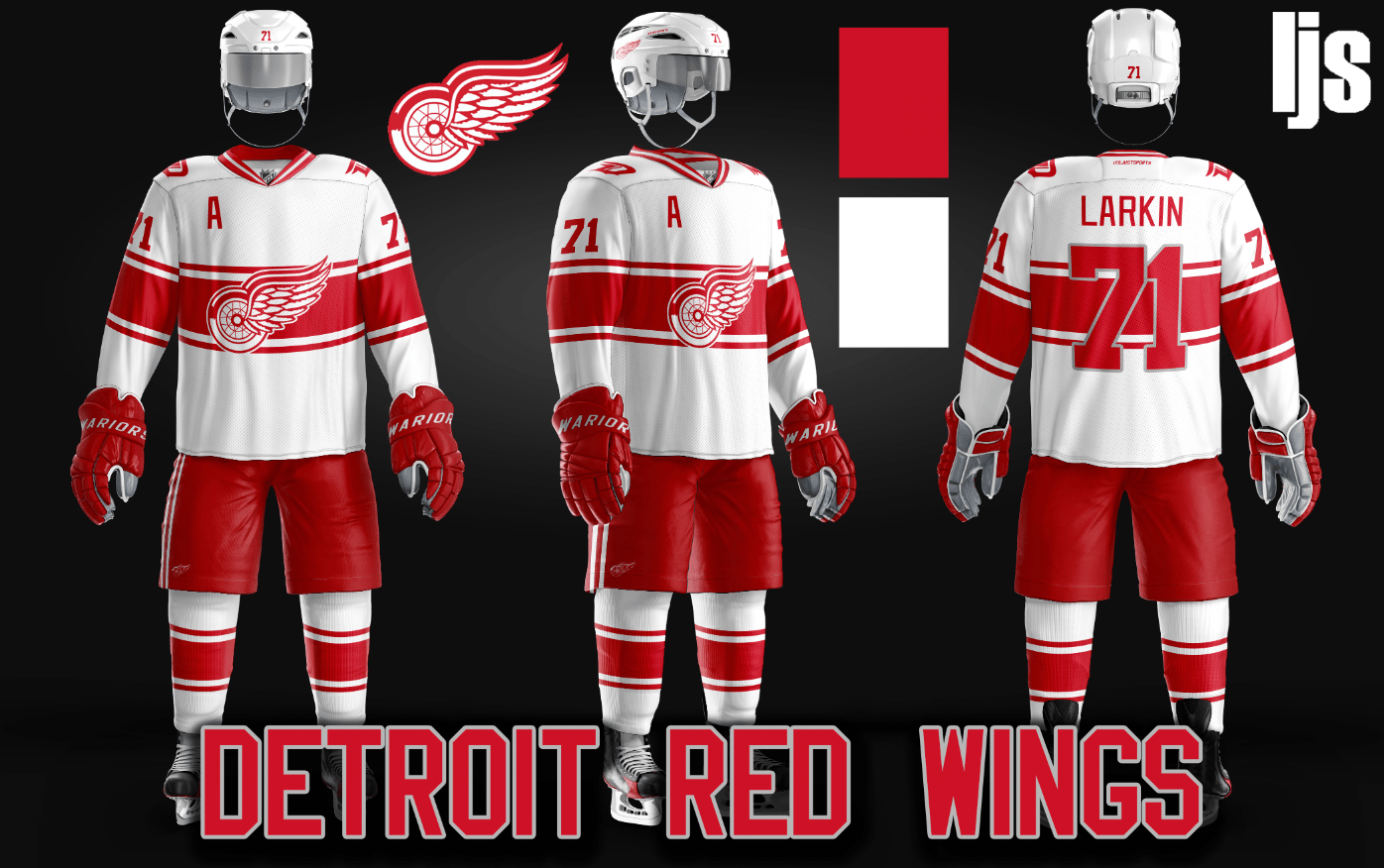 Detroit Red Wings third jersey design r/hockeyjerseys
