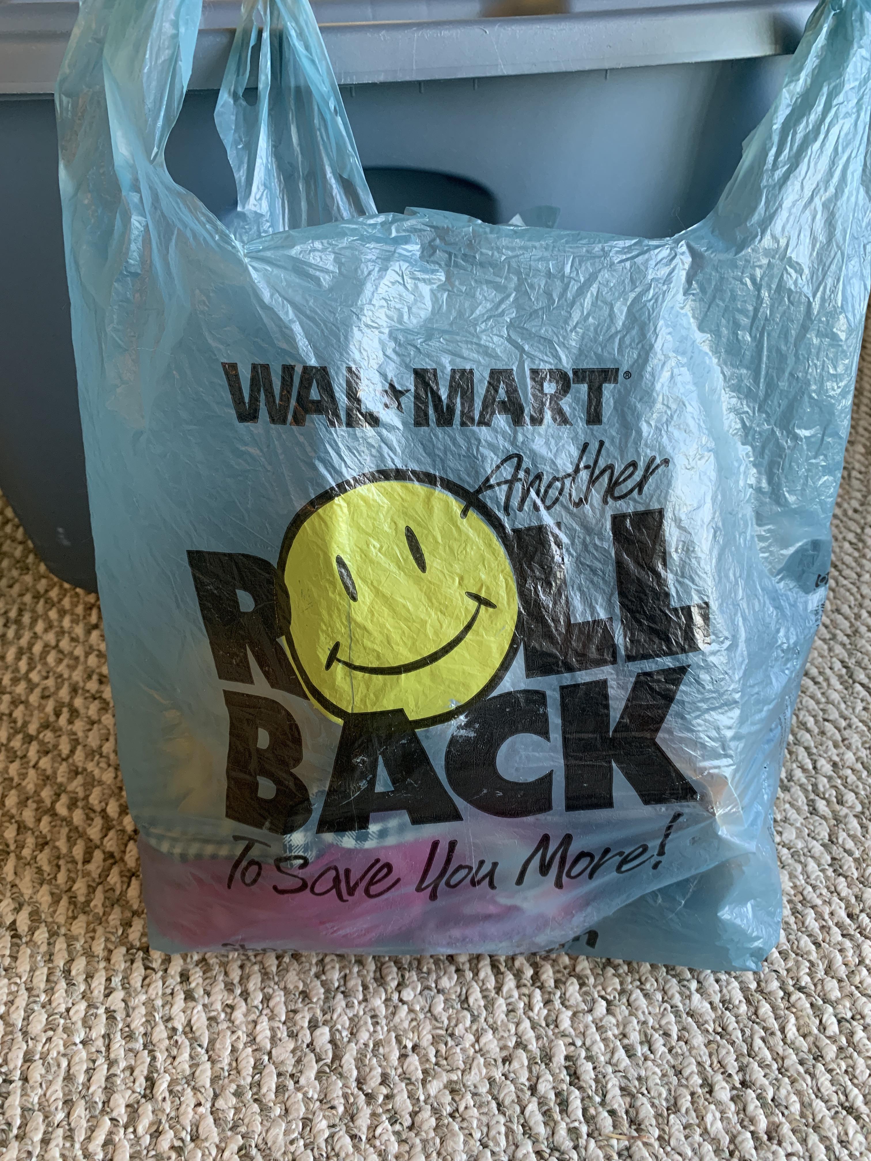 Walmart grocery bag r/nostalgia