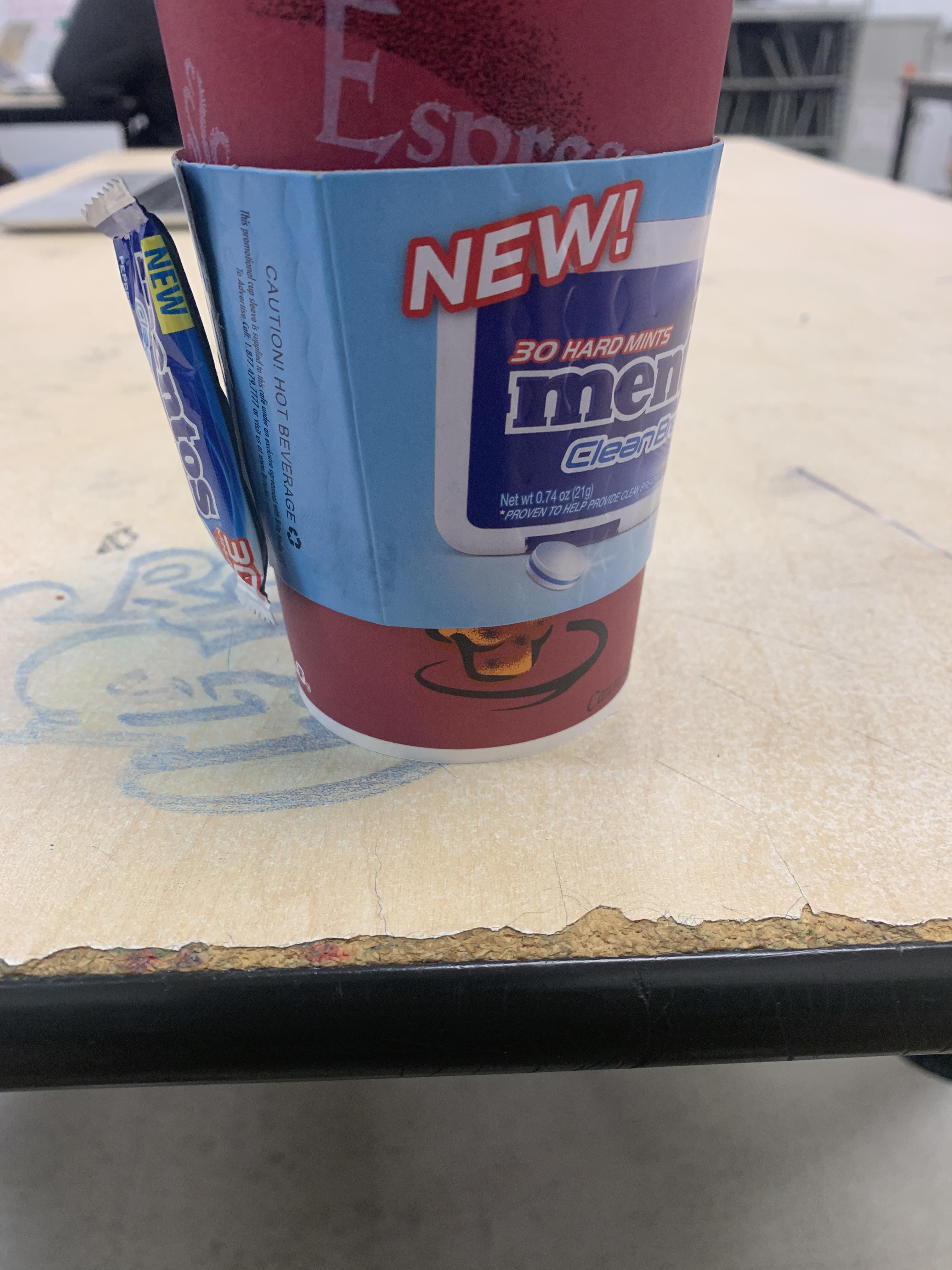 My coffee came with a breath mint r/mildlyinteresting