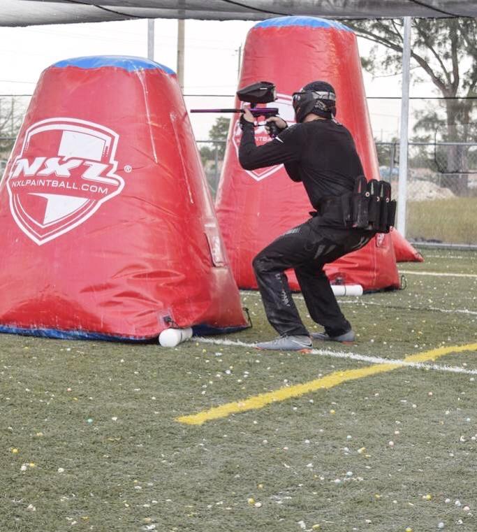 Just doing some snap shooting drills. r/paintball