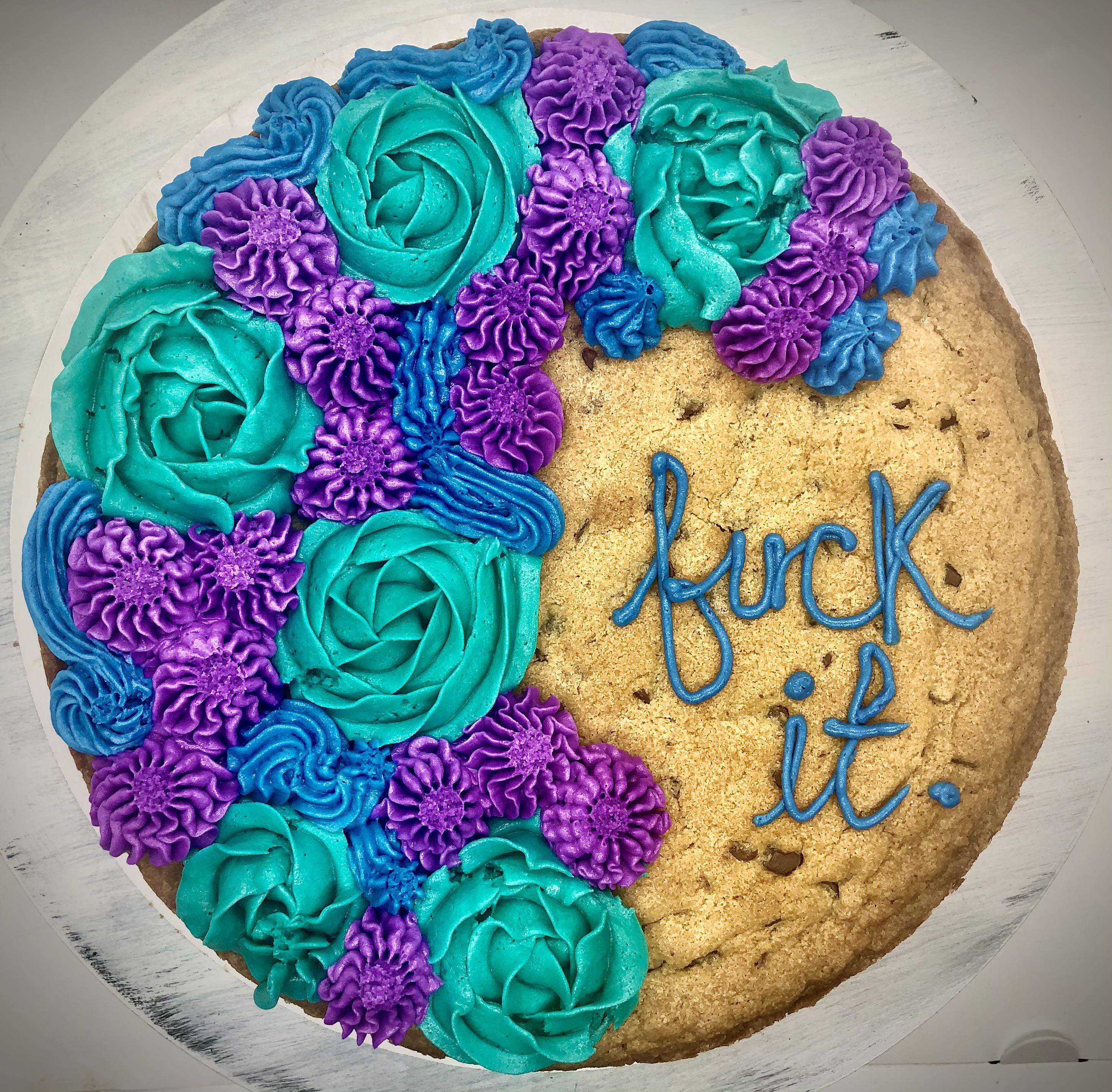 [homemade] cookie cake r/food