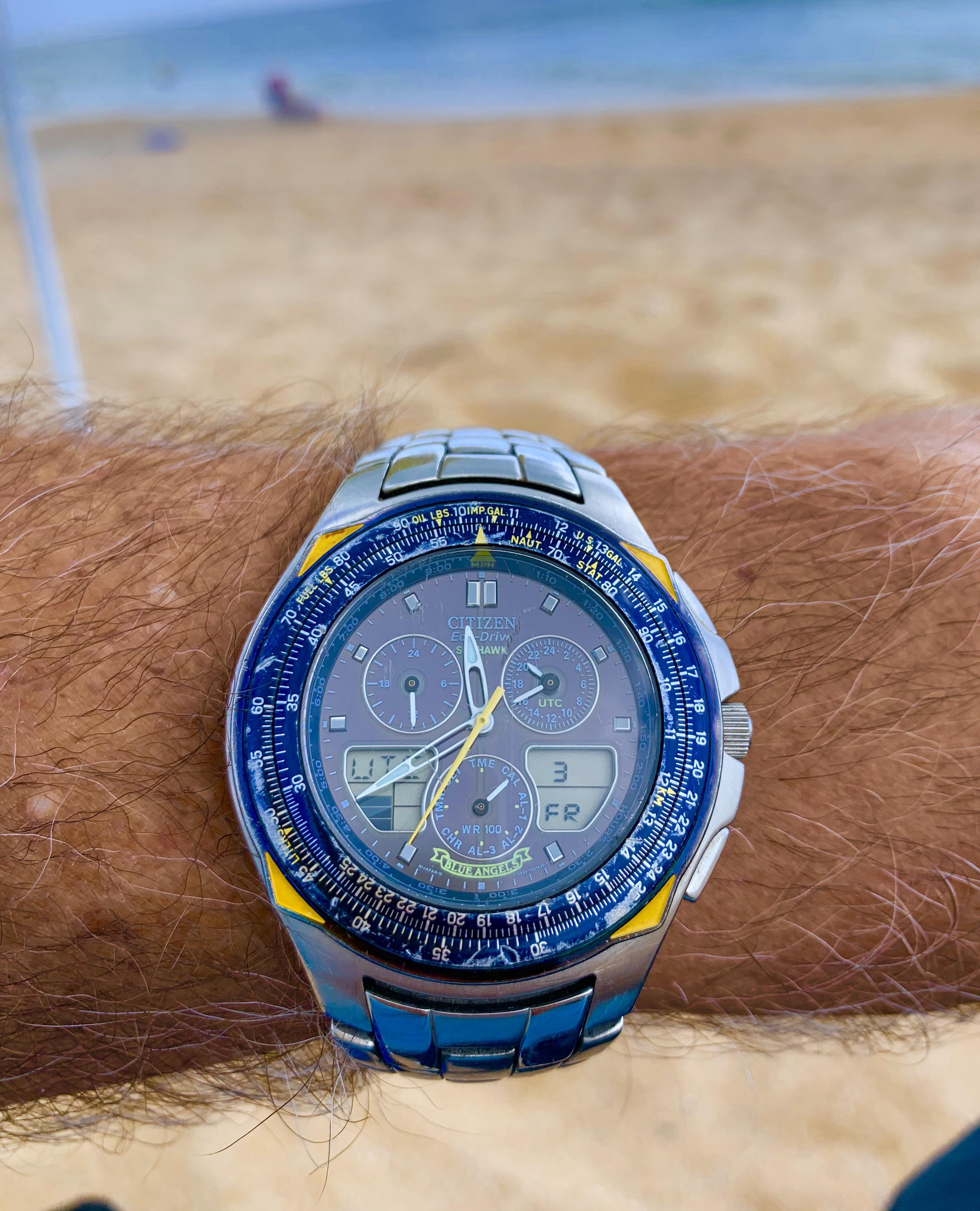 [Citizen] Skyhawk, Blue Angels 16 years old : r/Watches
